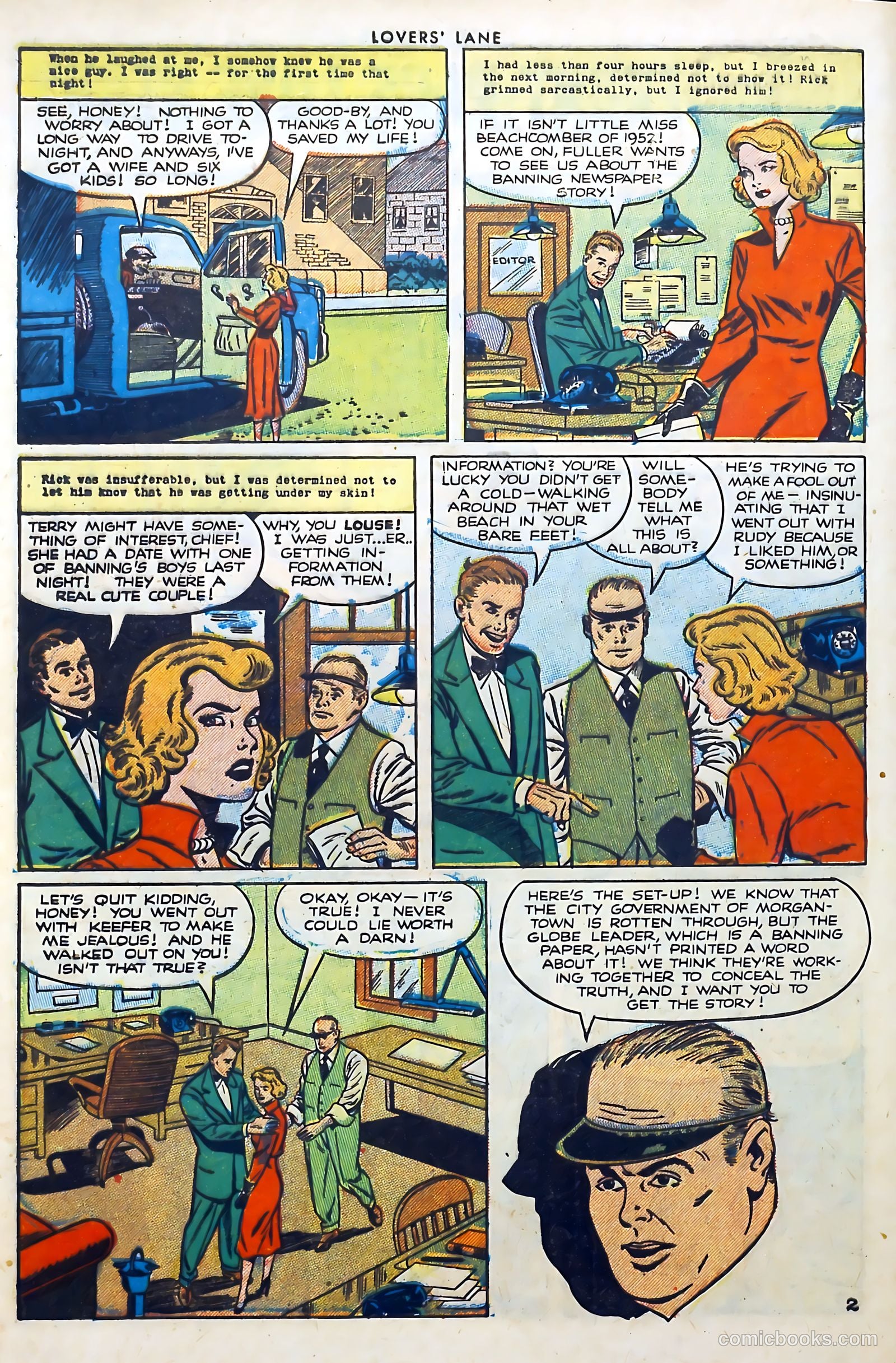 Lovers' Lane #32 (1953) — page 4 of 36