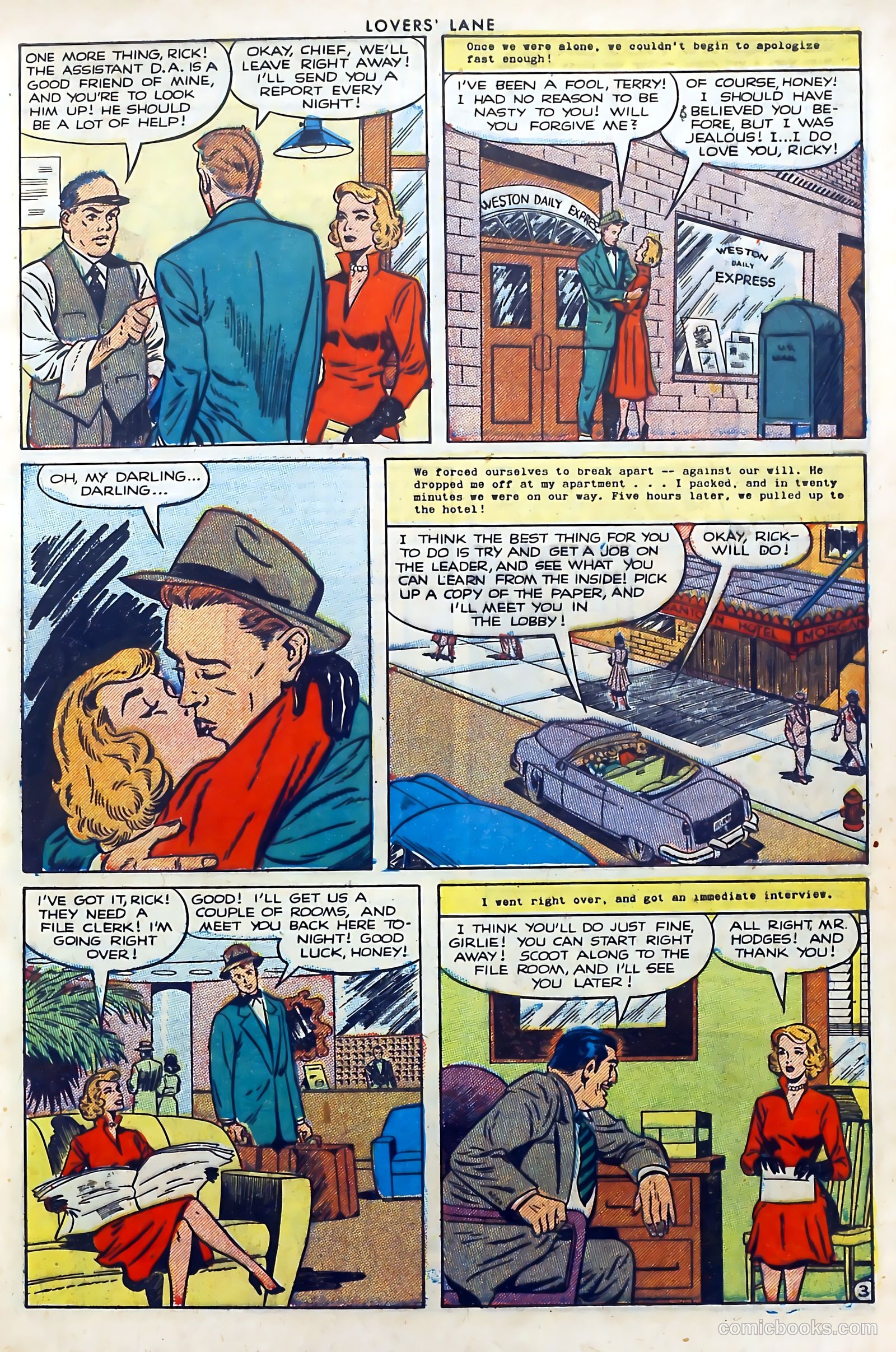 Lovers' Lane #32 (1953) — page 5 of 36