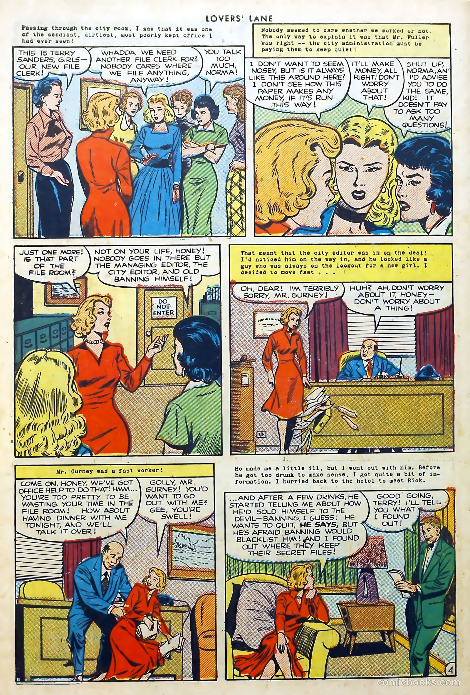 Lovers' Lane #32 (1953) — page 6 of 36