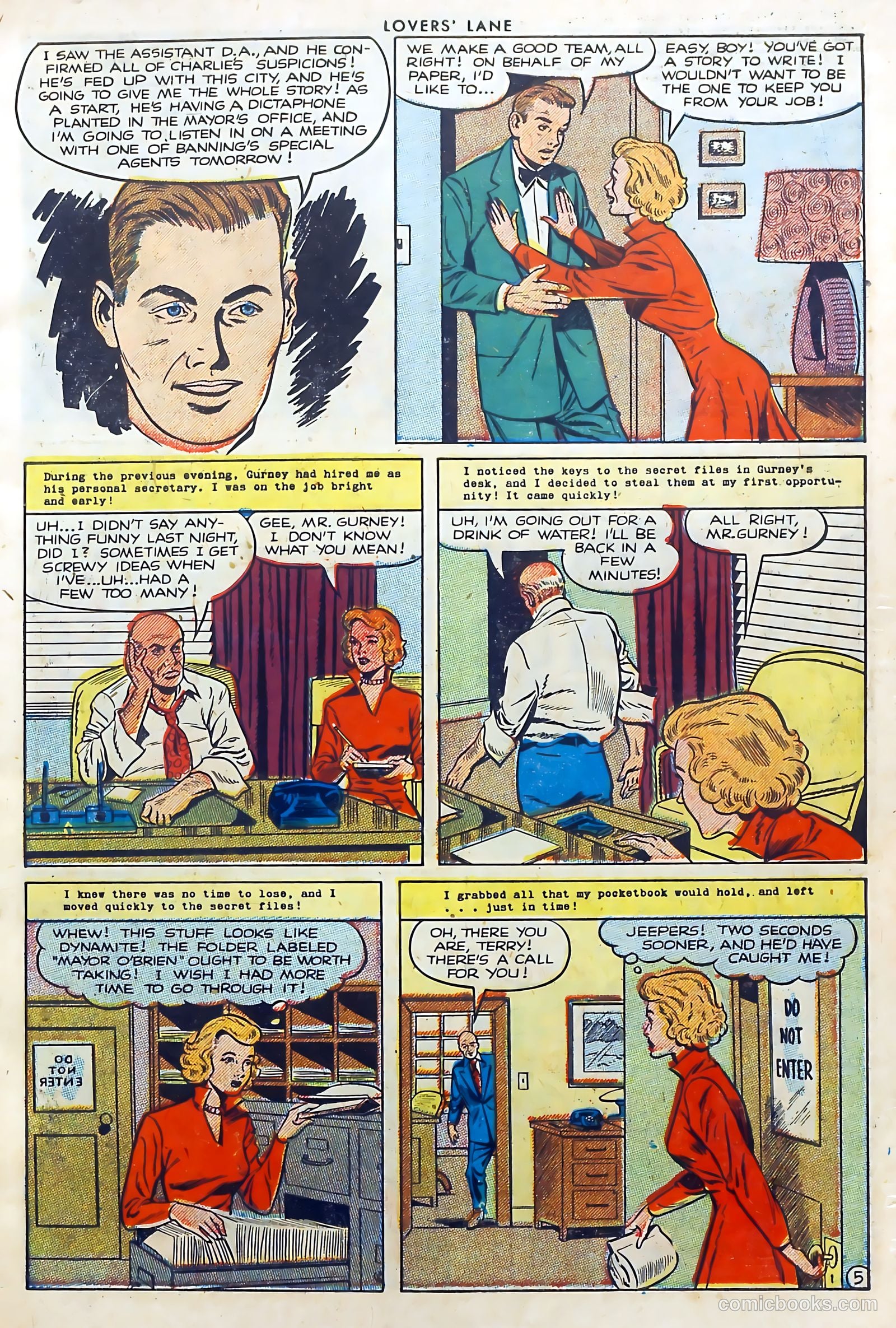 Lovers' Lane #32 (1953) — page 7 of 36