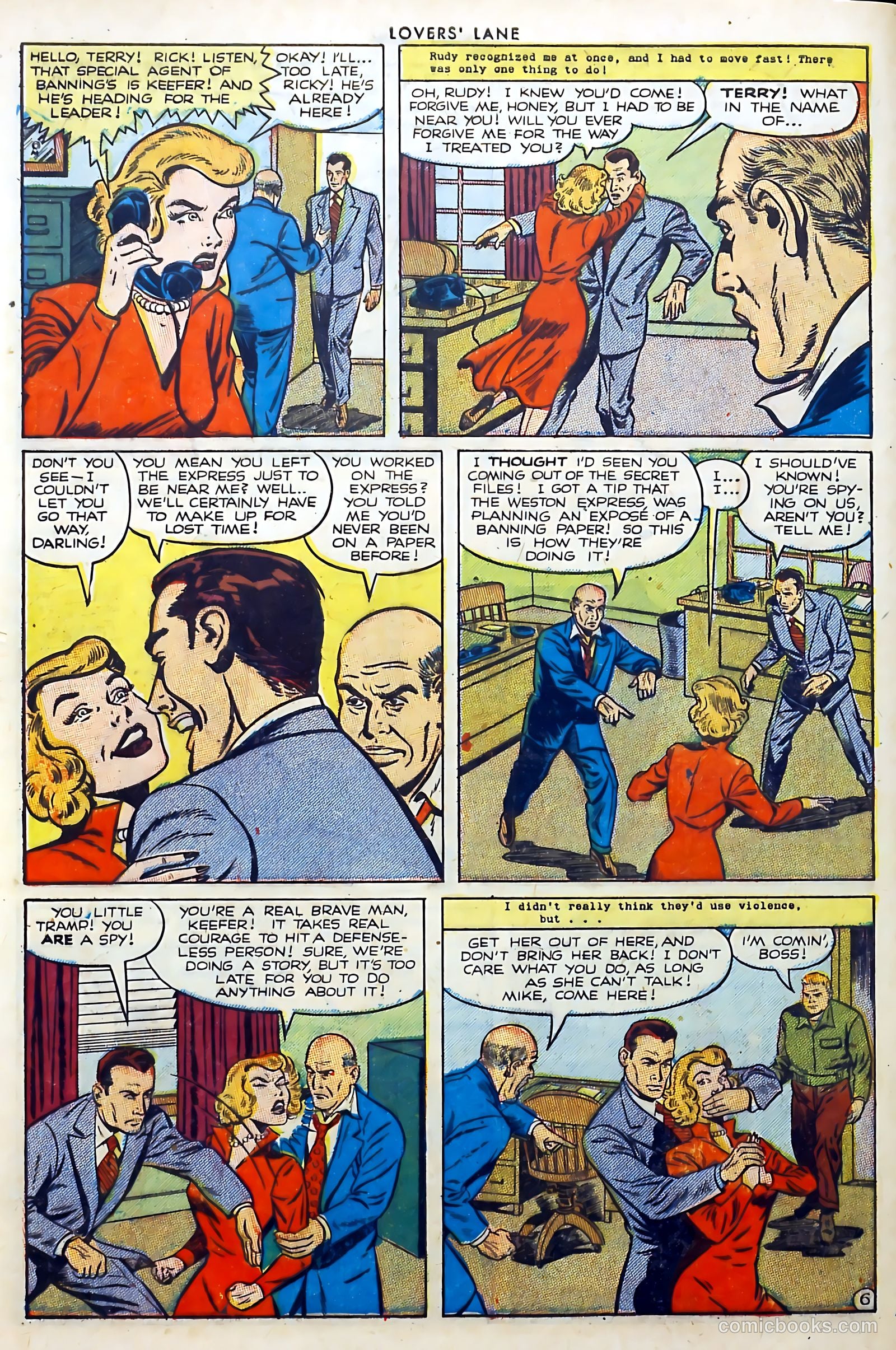 Lovers' Lane #32 (1953) — page 8 of 36