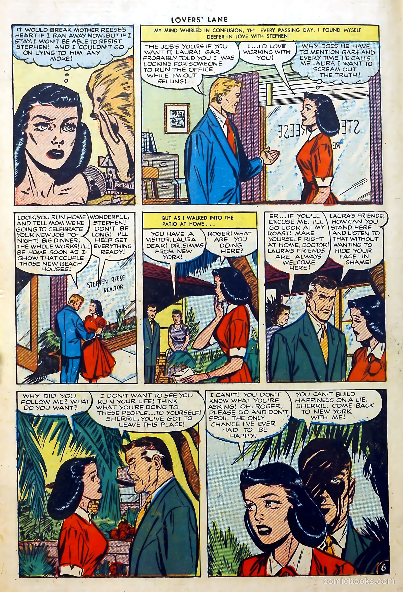 Lovers' Lane #32 (1953) — page 18 of 36