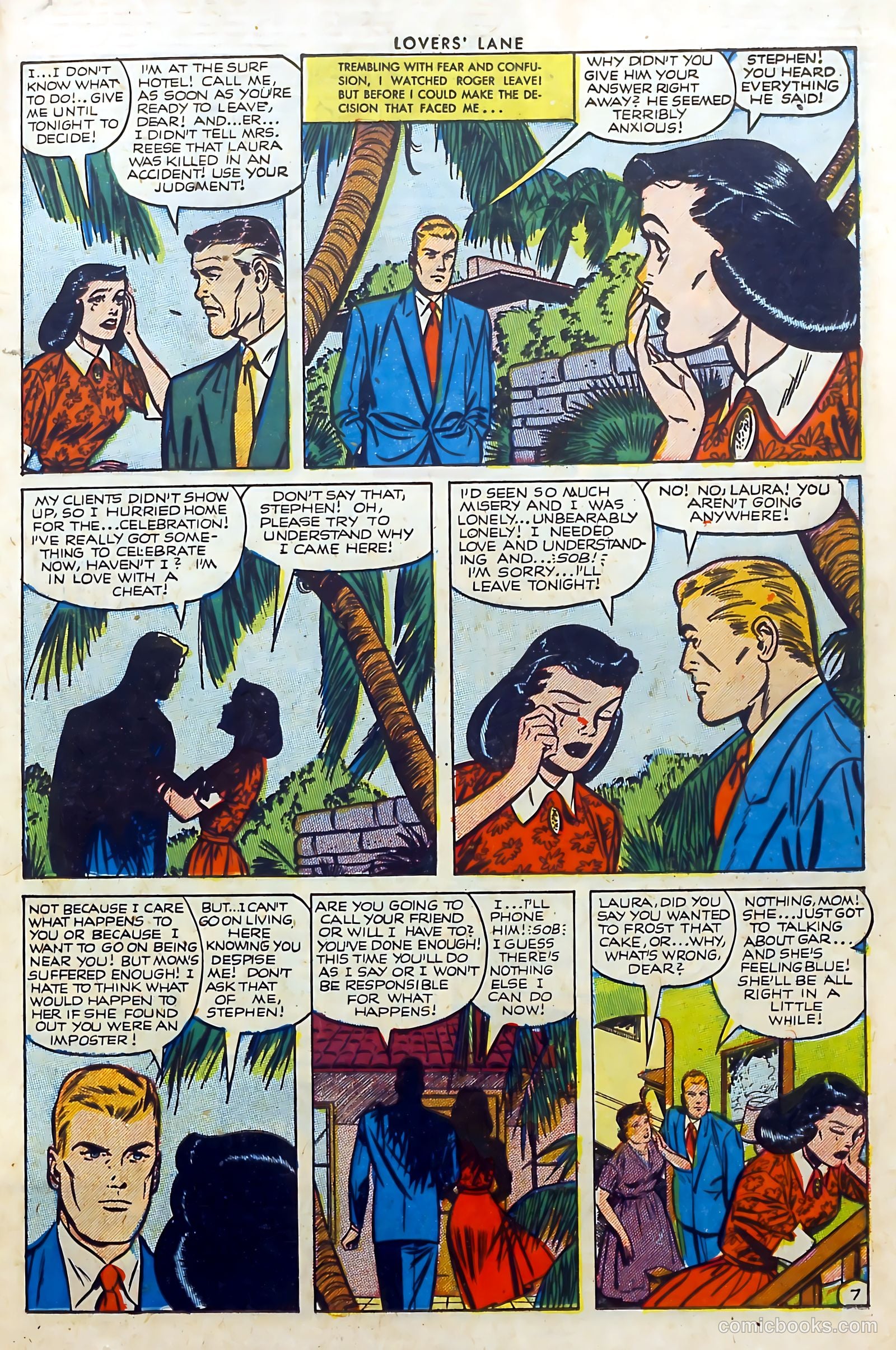 Lovers' Lane #32 (1953) — page 19 of 36
