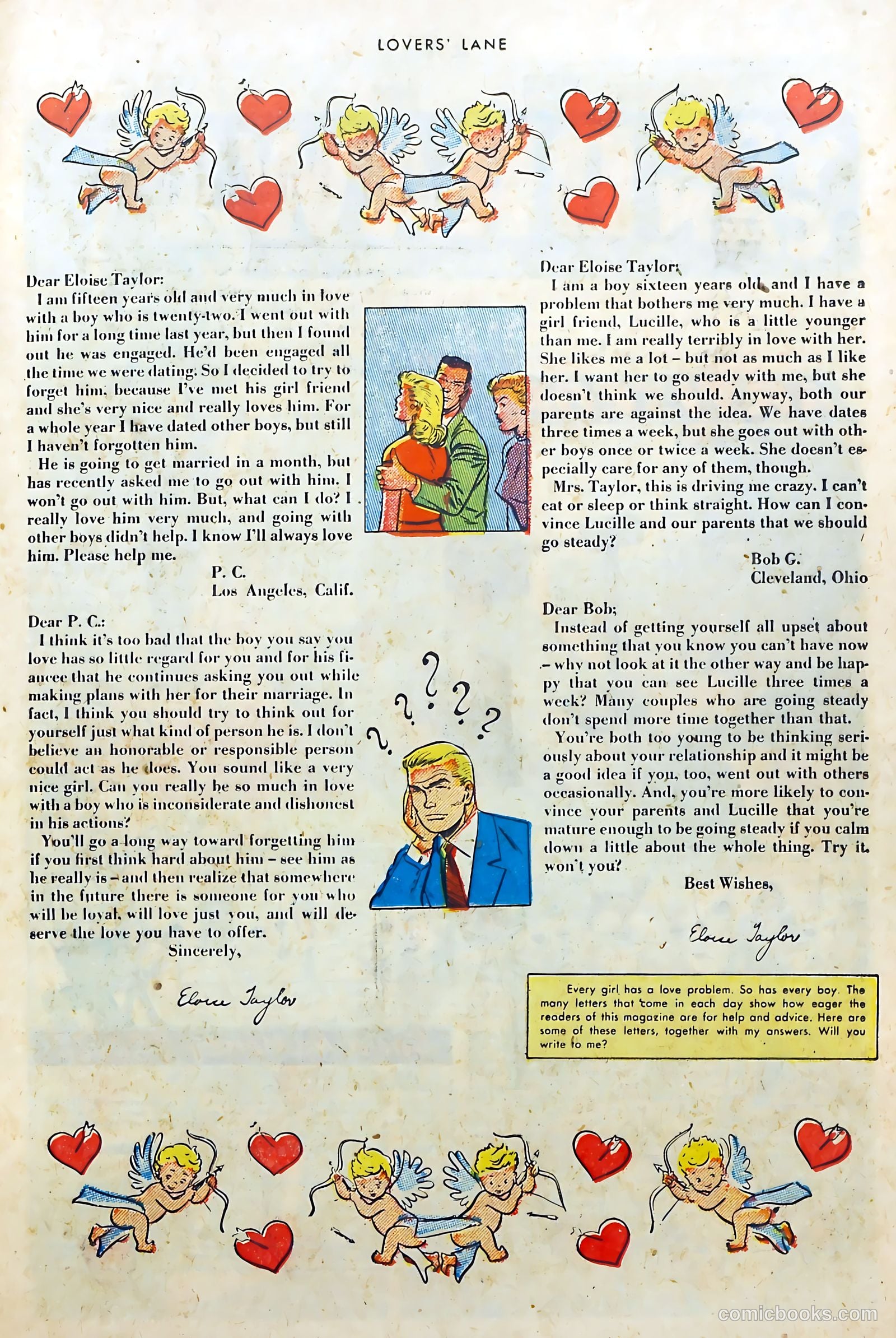 Lovers' Lane #32 (1953) — page 23 of 36