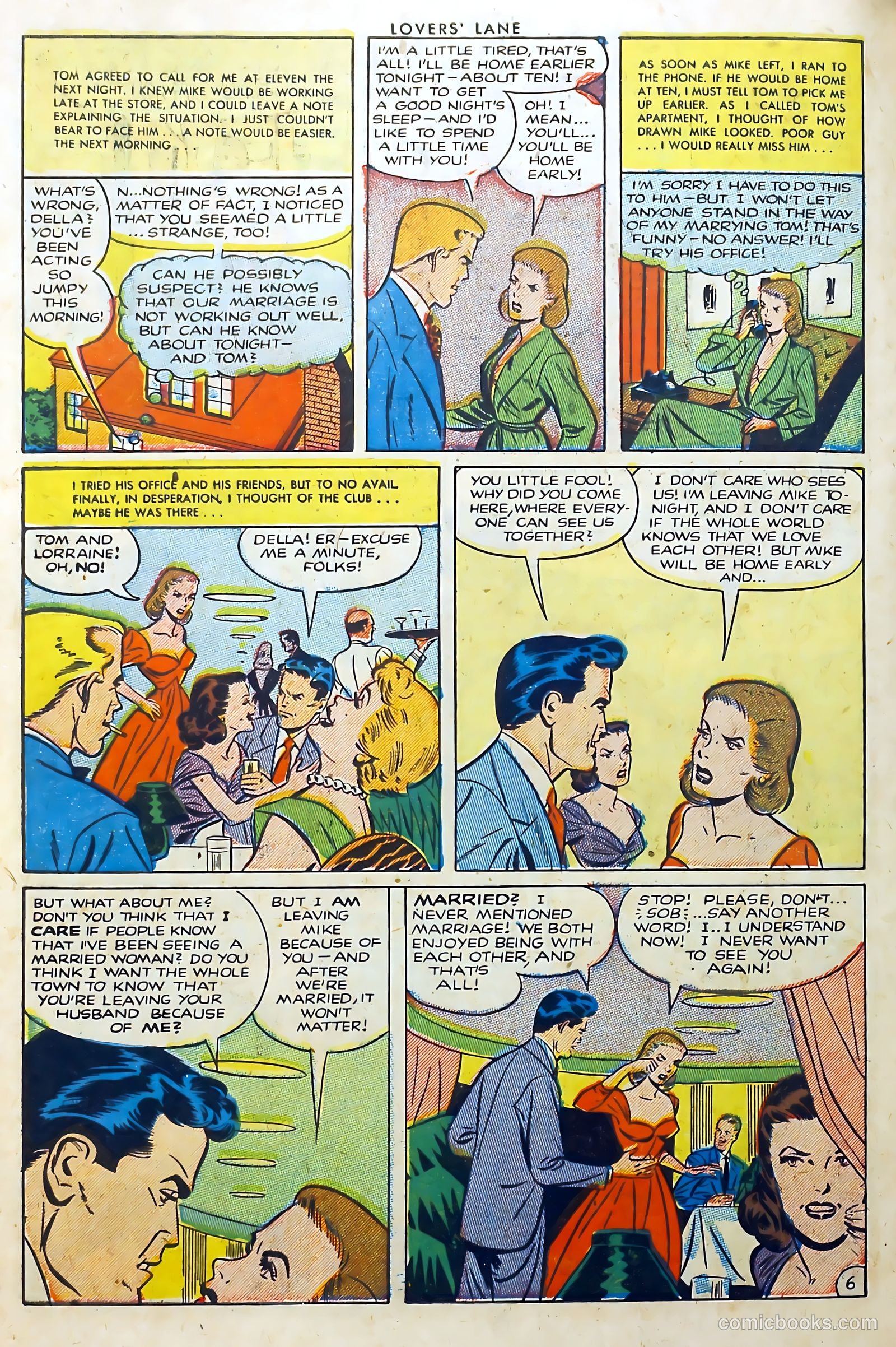 Lovers' Lane #32 (1953) — page 30 of 36