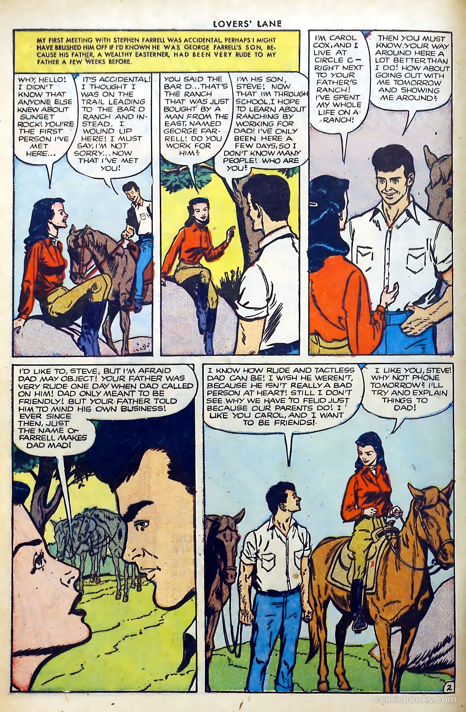 Lovers' Lane #33 (1953) — page 4 of 36