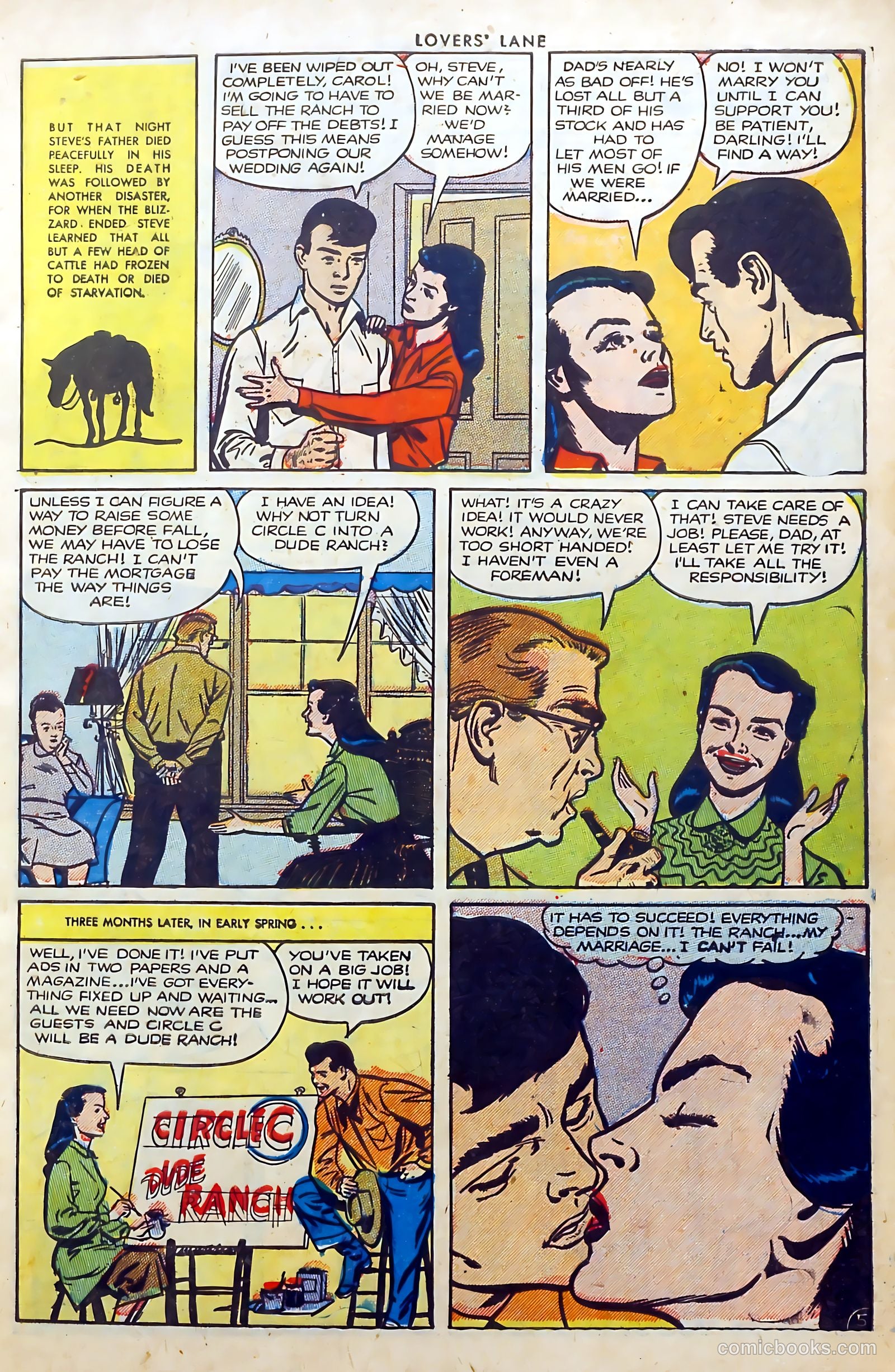 Lovers' Lane #33 (1953) — page 7 of 36