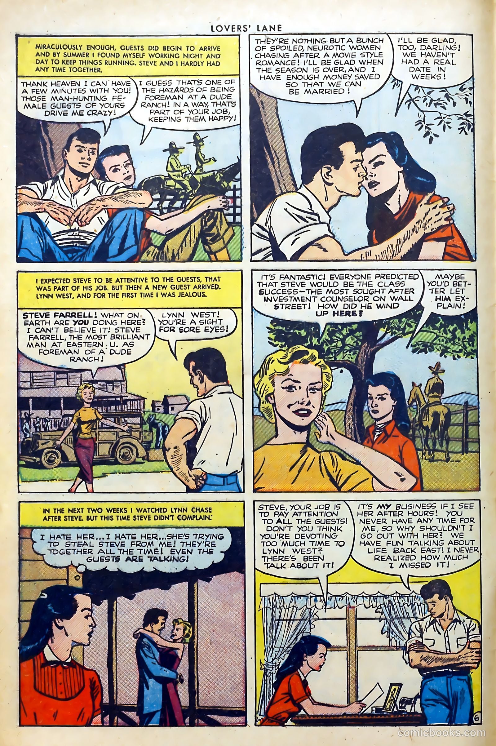Lovers' Lane #33 (1953) — page 8 of 36