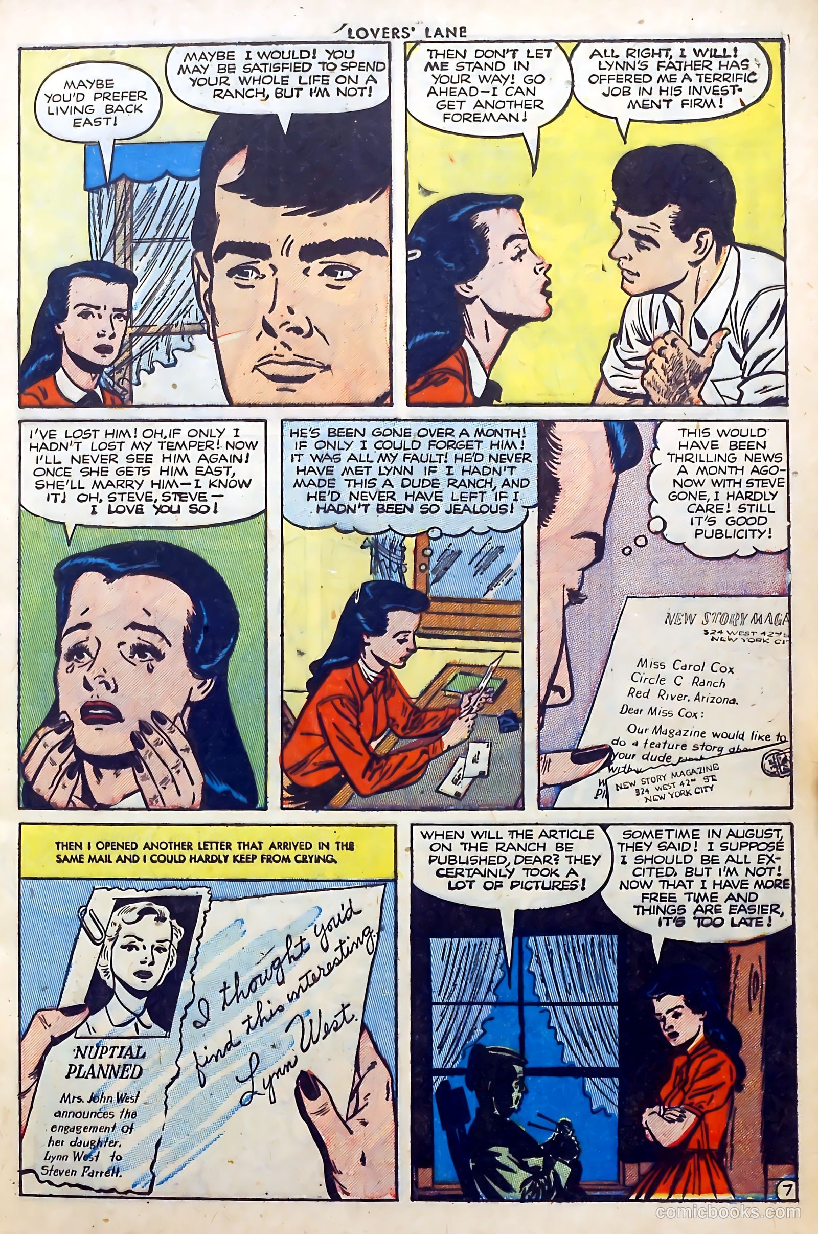 Lovers' Lane #33 (1953) — page 9 of 36
