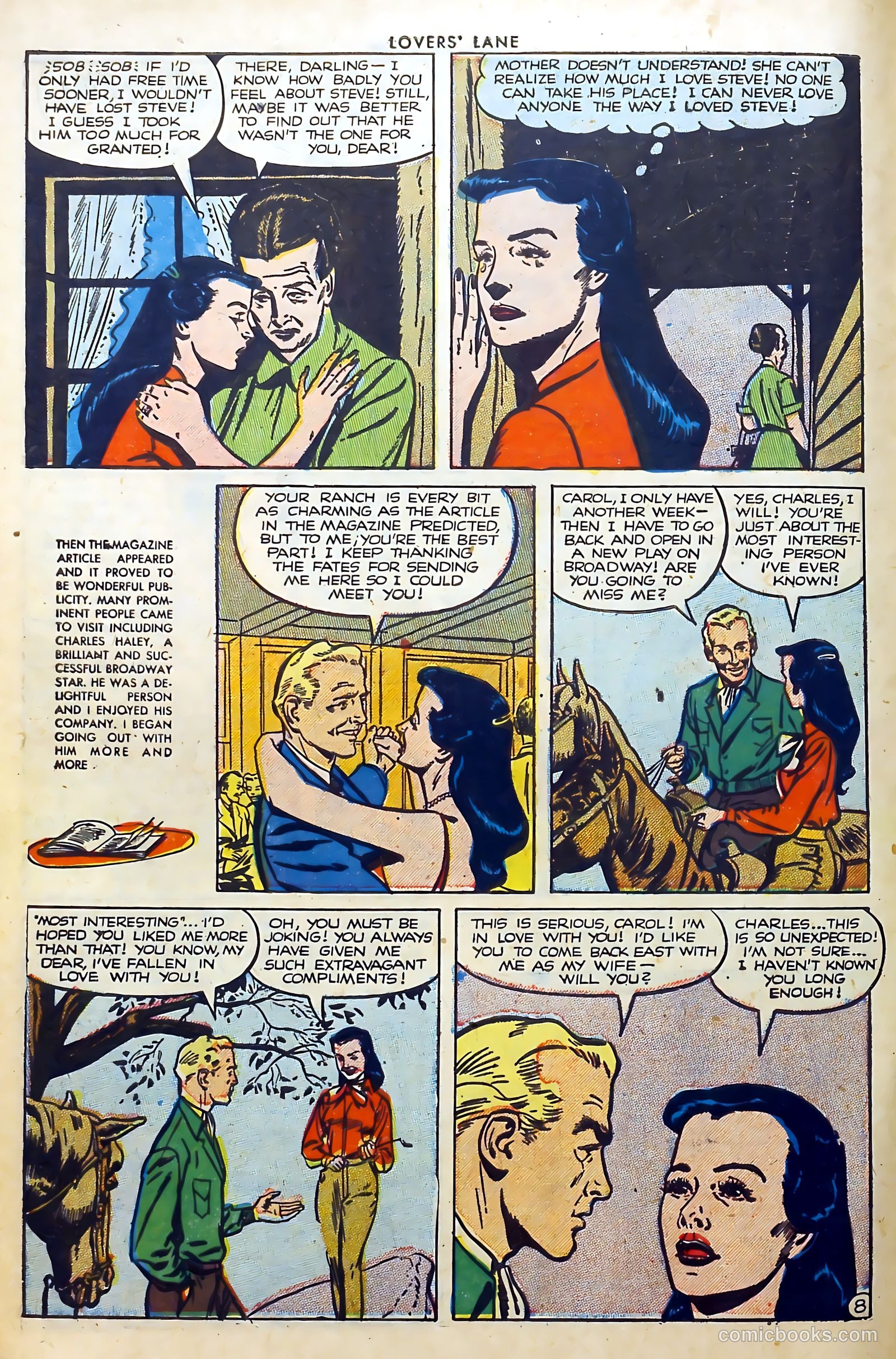 Lovers' Lane #33 (1953) — page 10 of 36