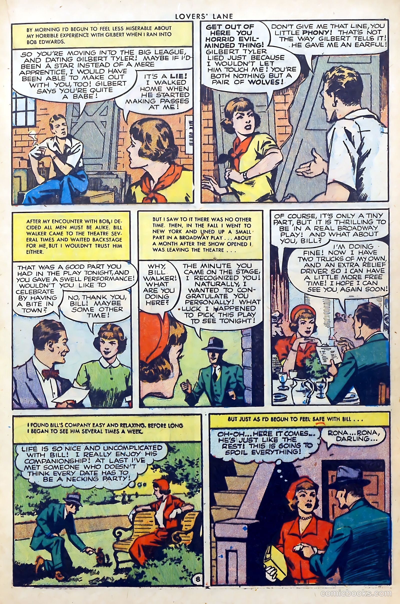 Lovers' Lane #33 (1953) — page 21 of 36