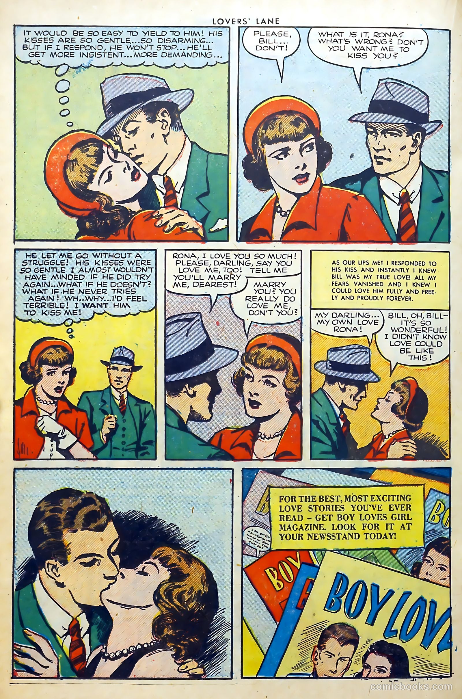 Lovers' Lane #33 (1953) — page 22 of 36