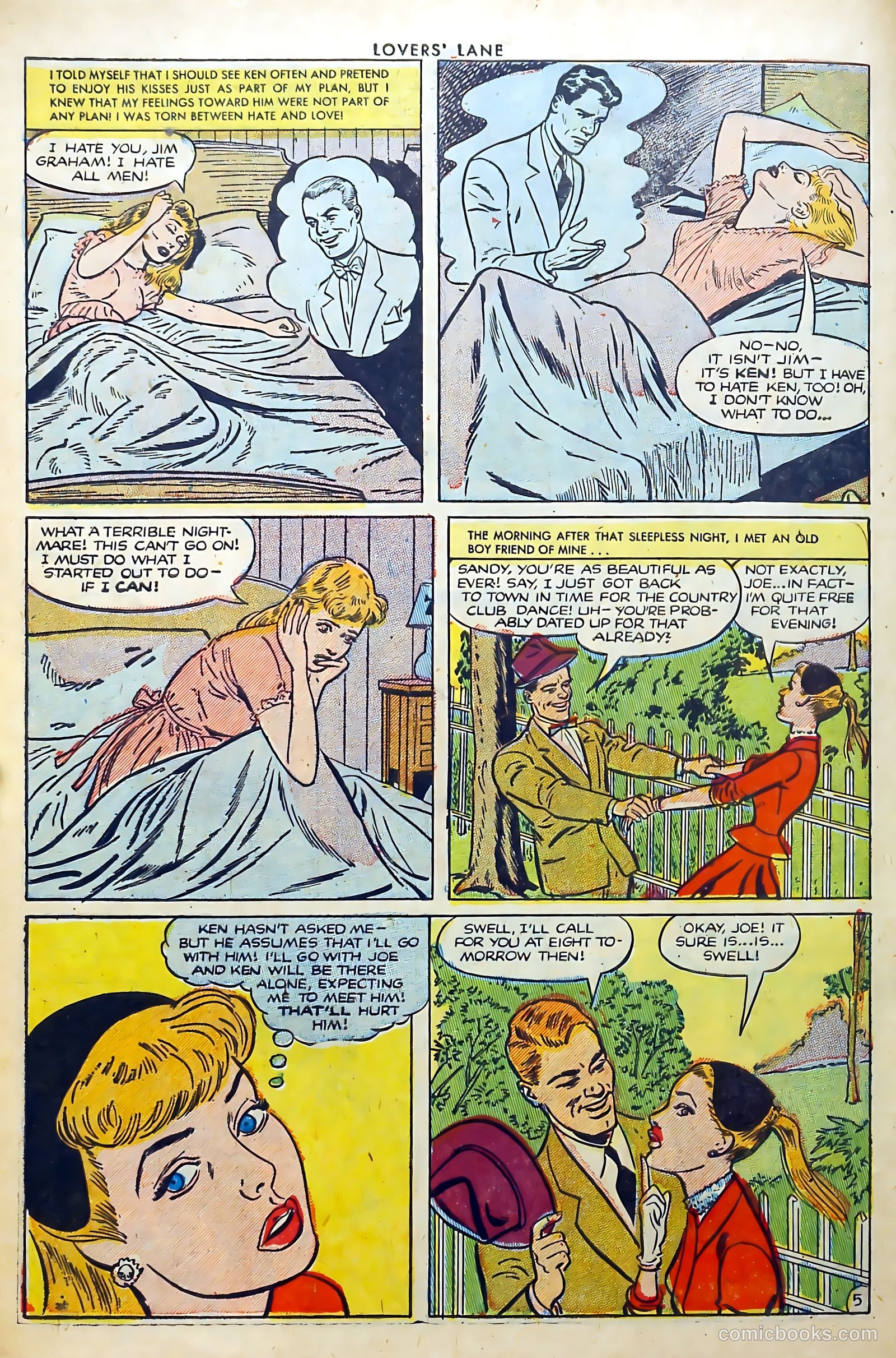 Lovers' Lane #33 (1953) — page 30 of 36