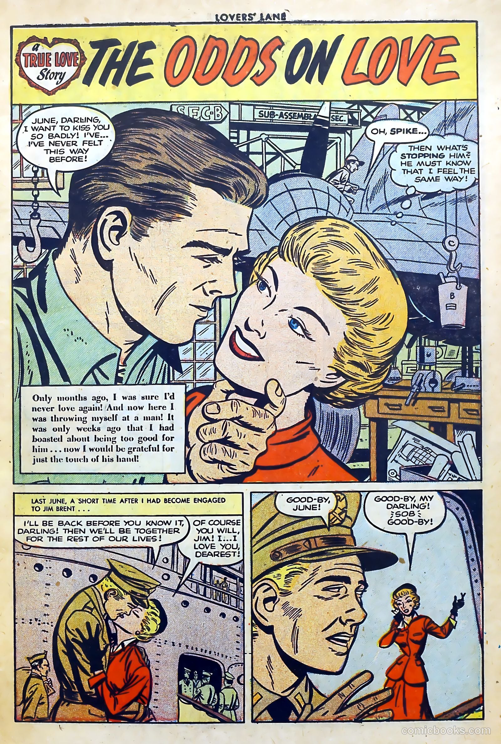 Lovers' Lane #34 (1953) — page 3 of 36