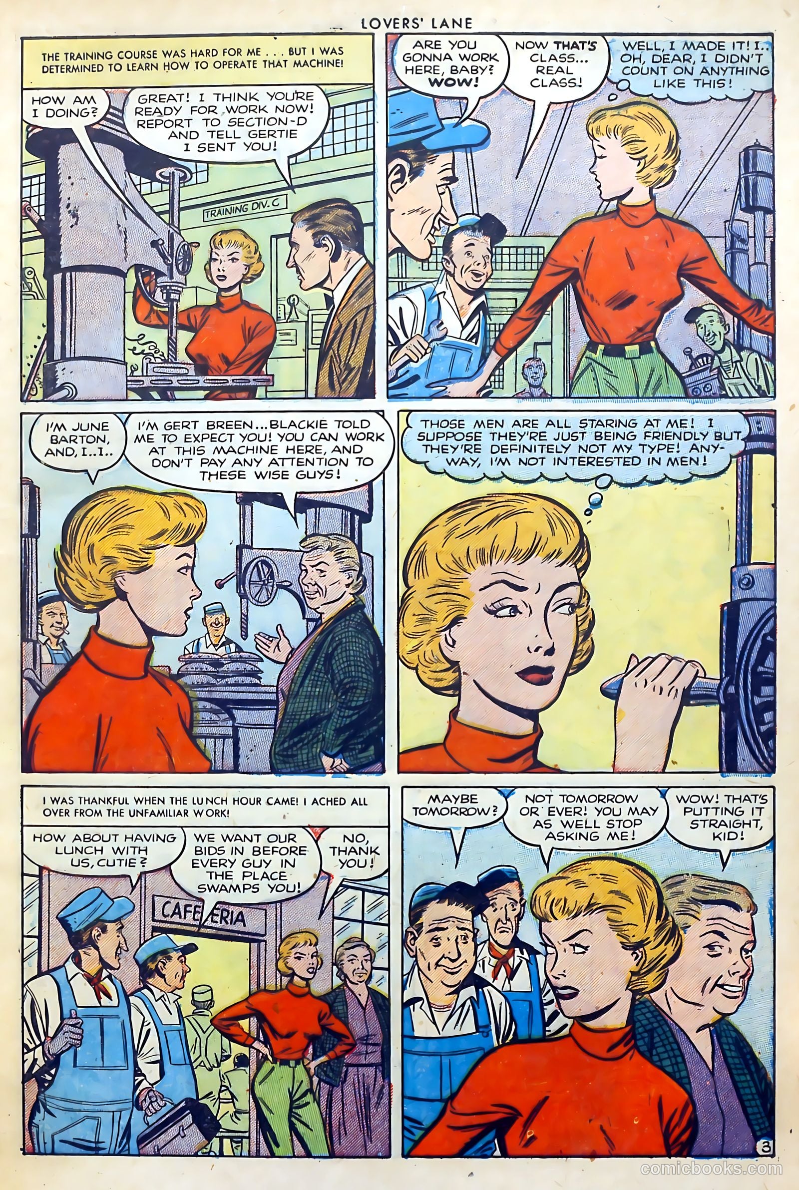 Lovers' Lane #34 (1953) — page 5 of 36