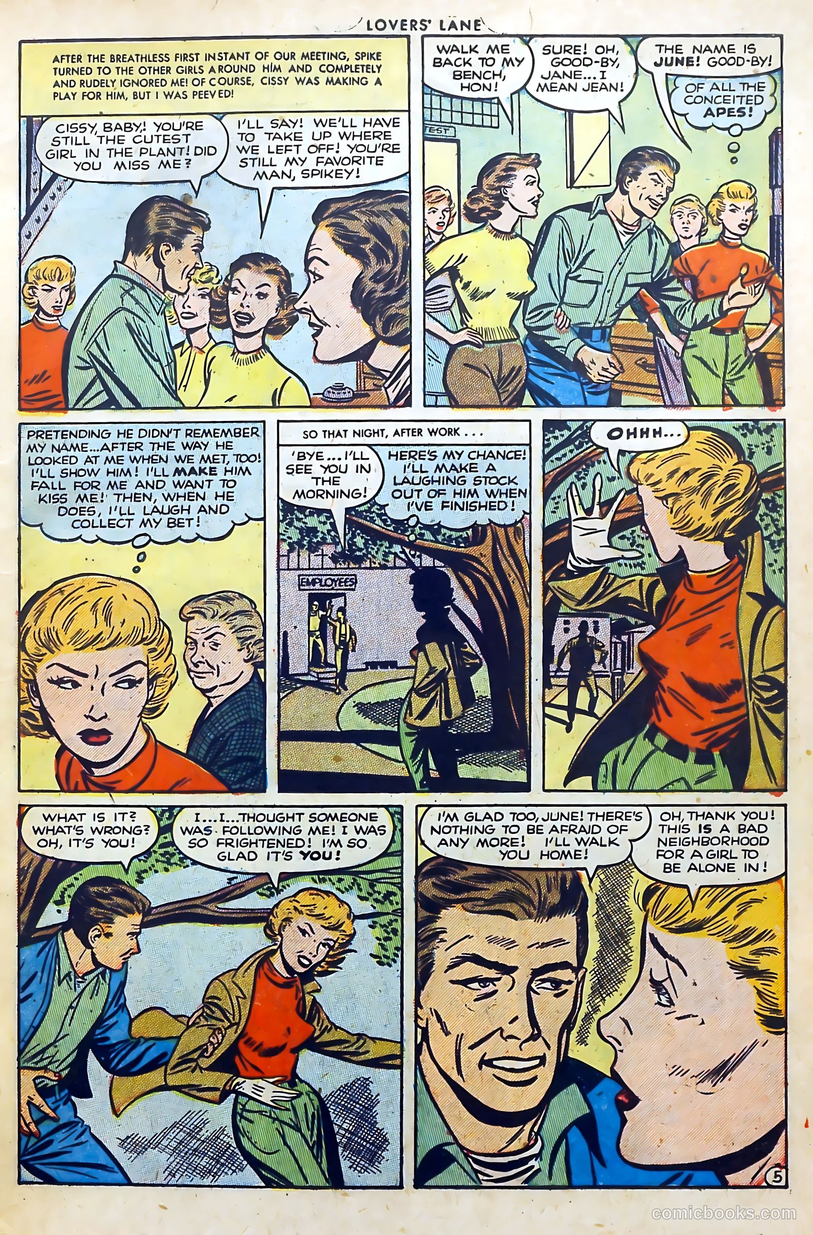 Lovers' Lane #34 (1953) — page 7 of 36