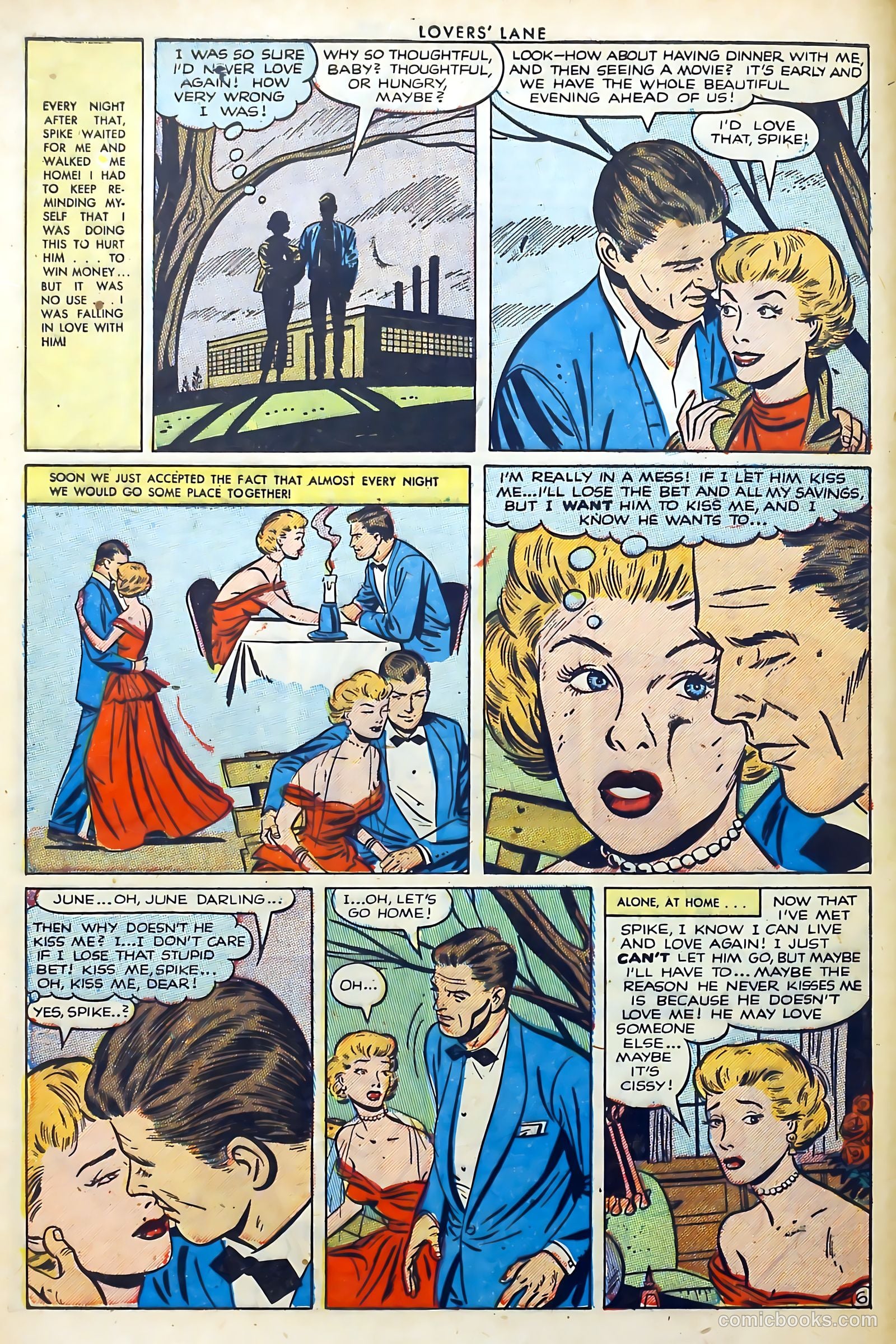 Lovers' Lane #34 (1953) — page 8 of 36