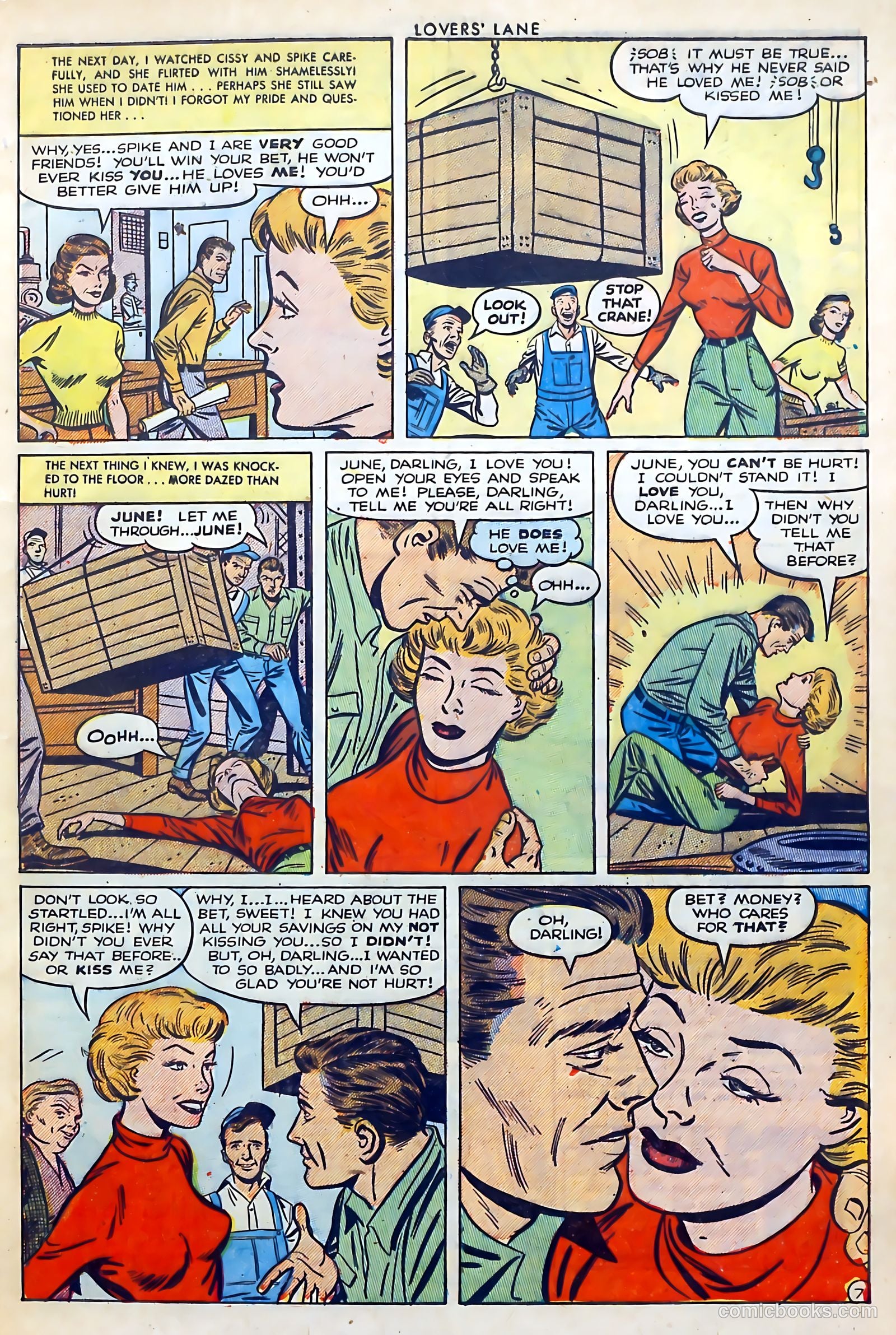 Lovers' Lane #34 (1953) — page 9 of 36