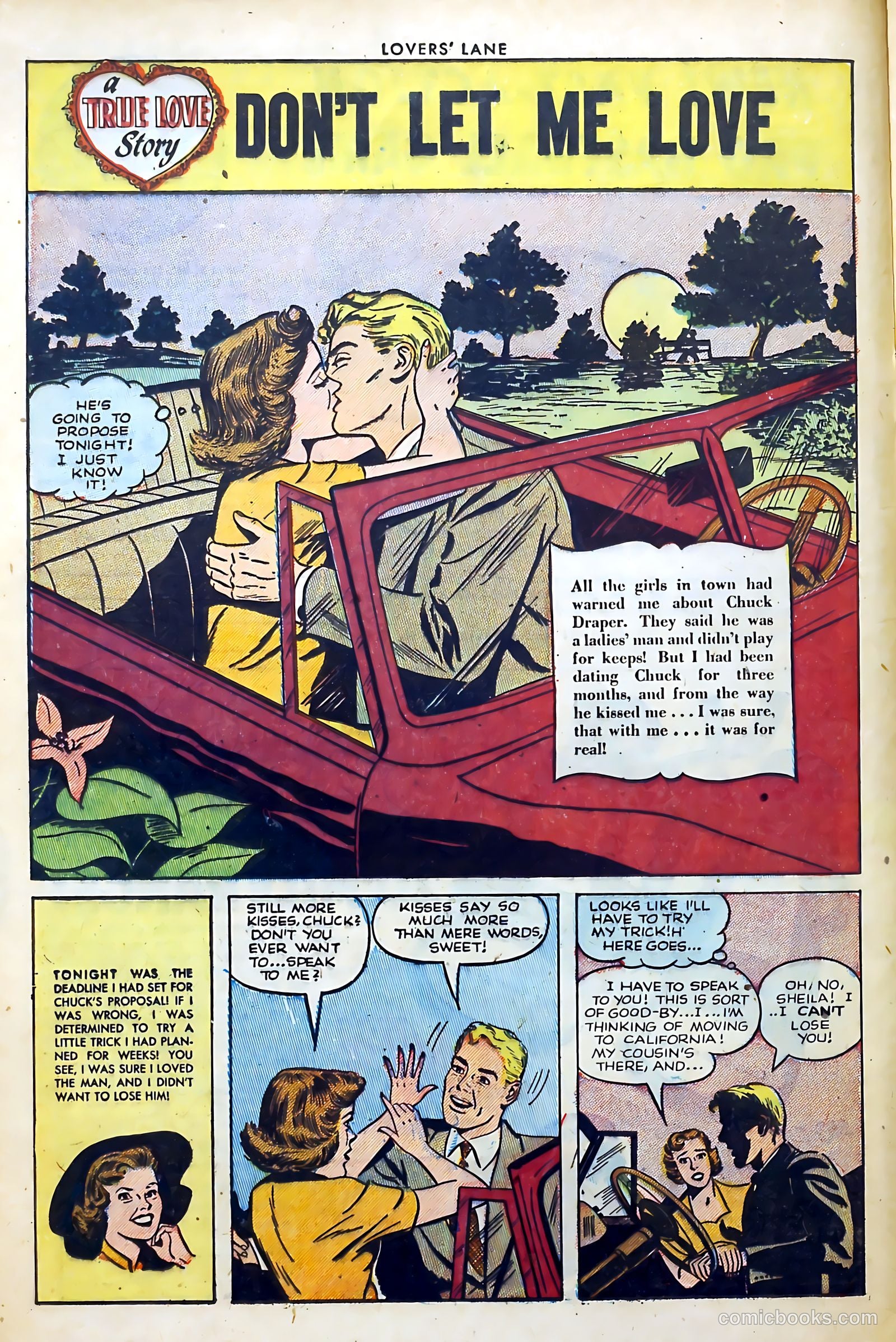 Lovers' Lane #34 (1953) — page 12 of 36