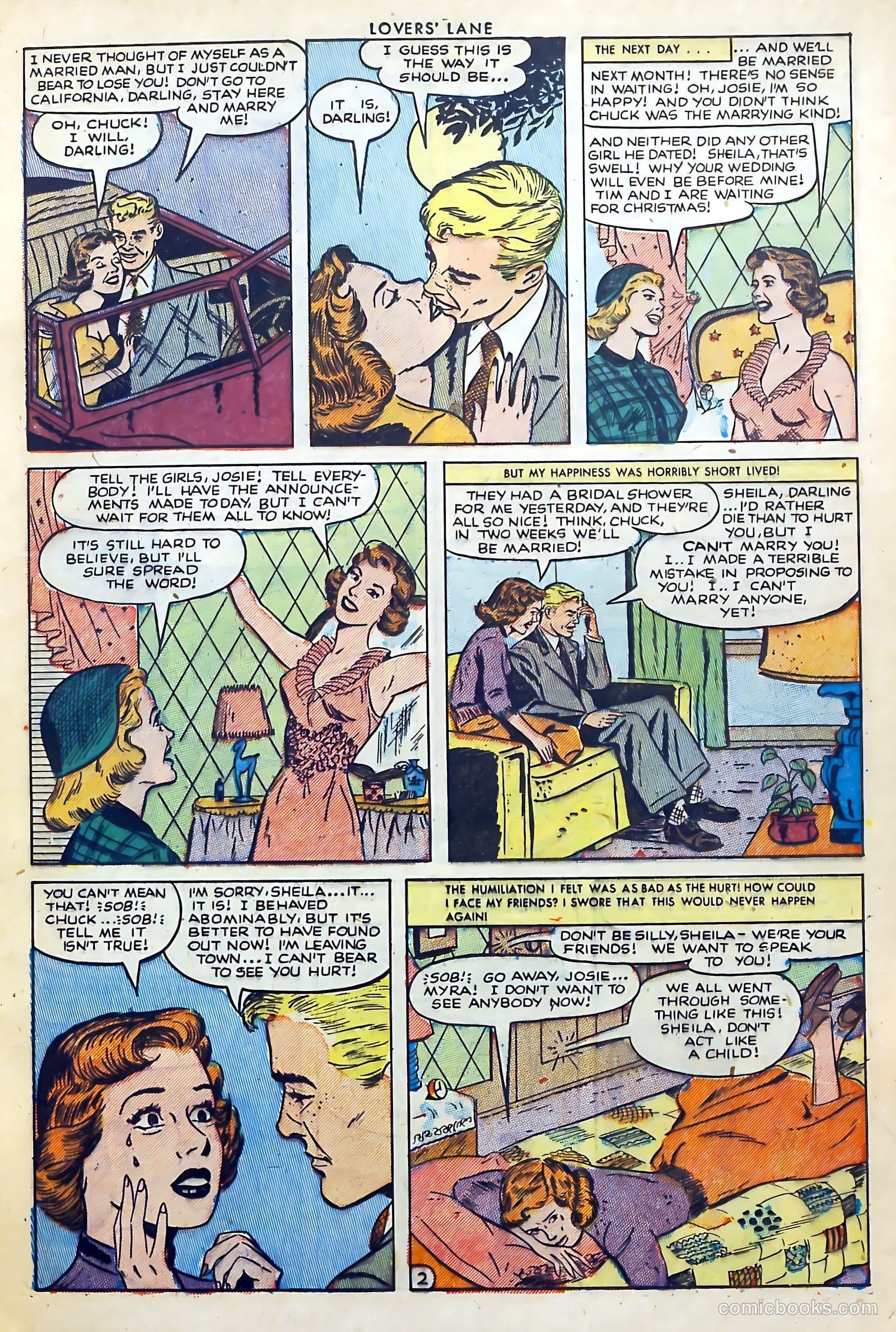 Lovers' Lane #34 (1953) — page 13 of 36