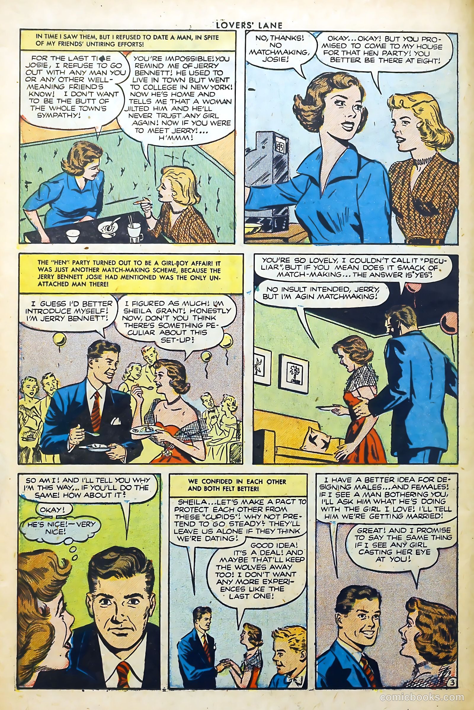 Lovers' Lane #34 (1953) — page 14 of 36