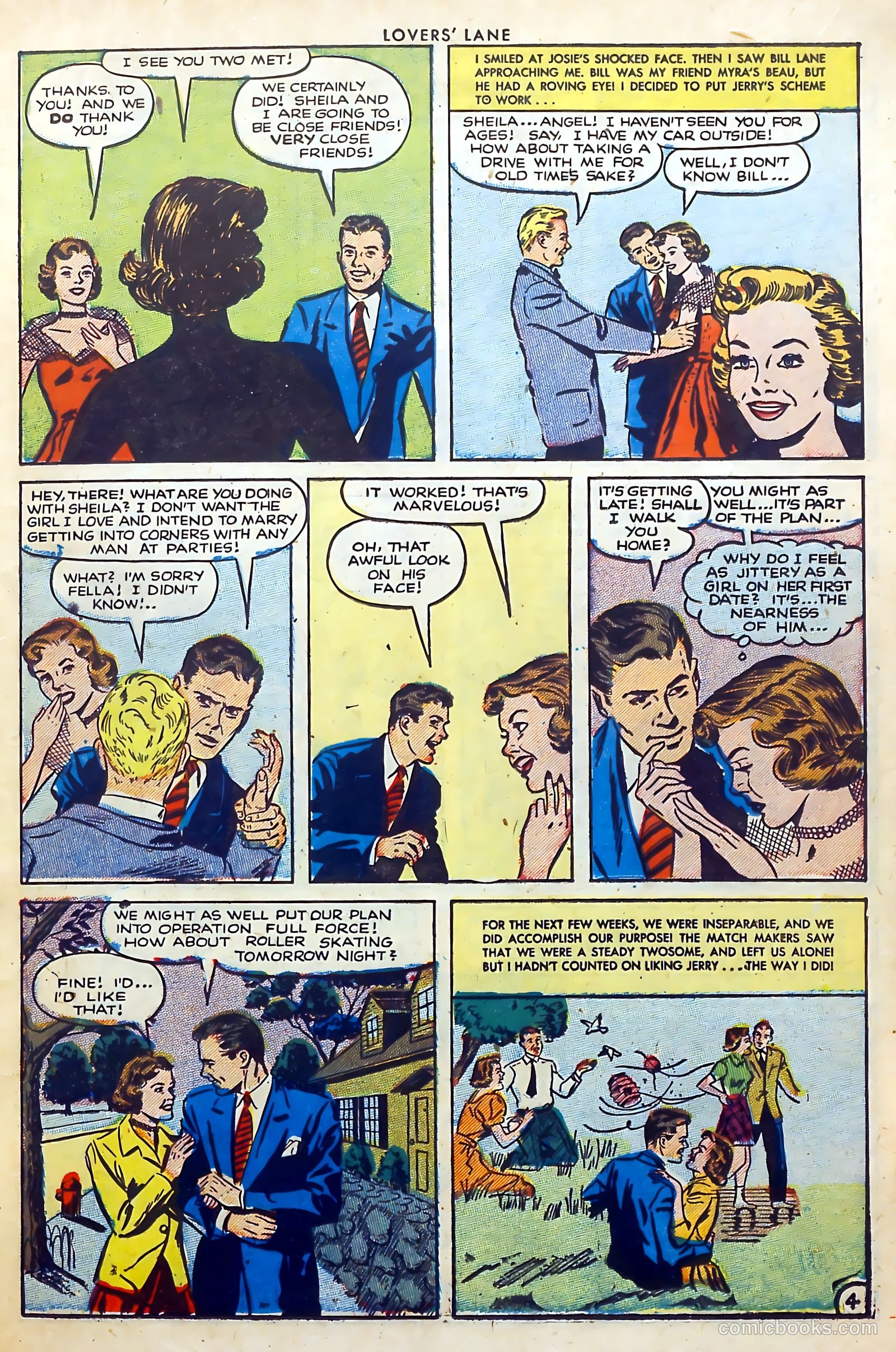Lovers' Lane #34 (1953) — page 15 of 36