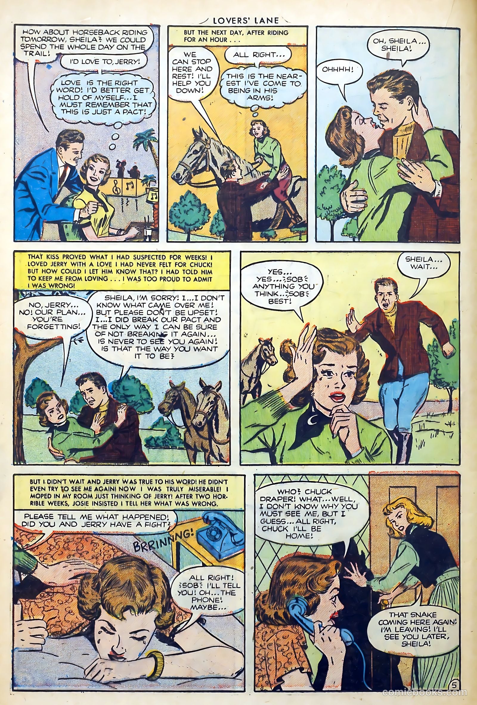 Lovers' Lane #34 (1953) — page 16 of 36