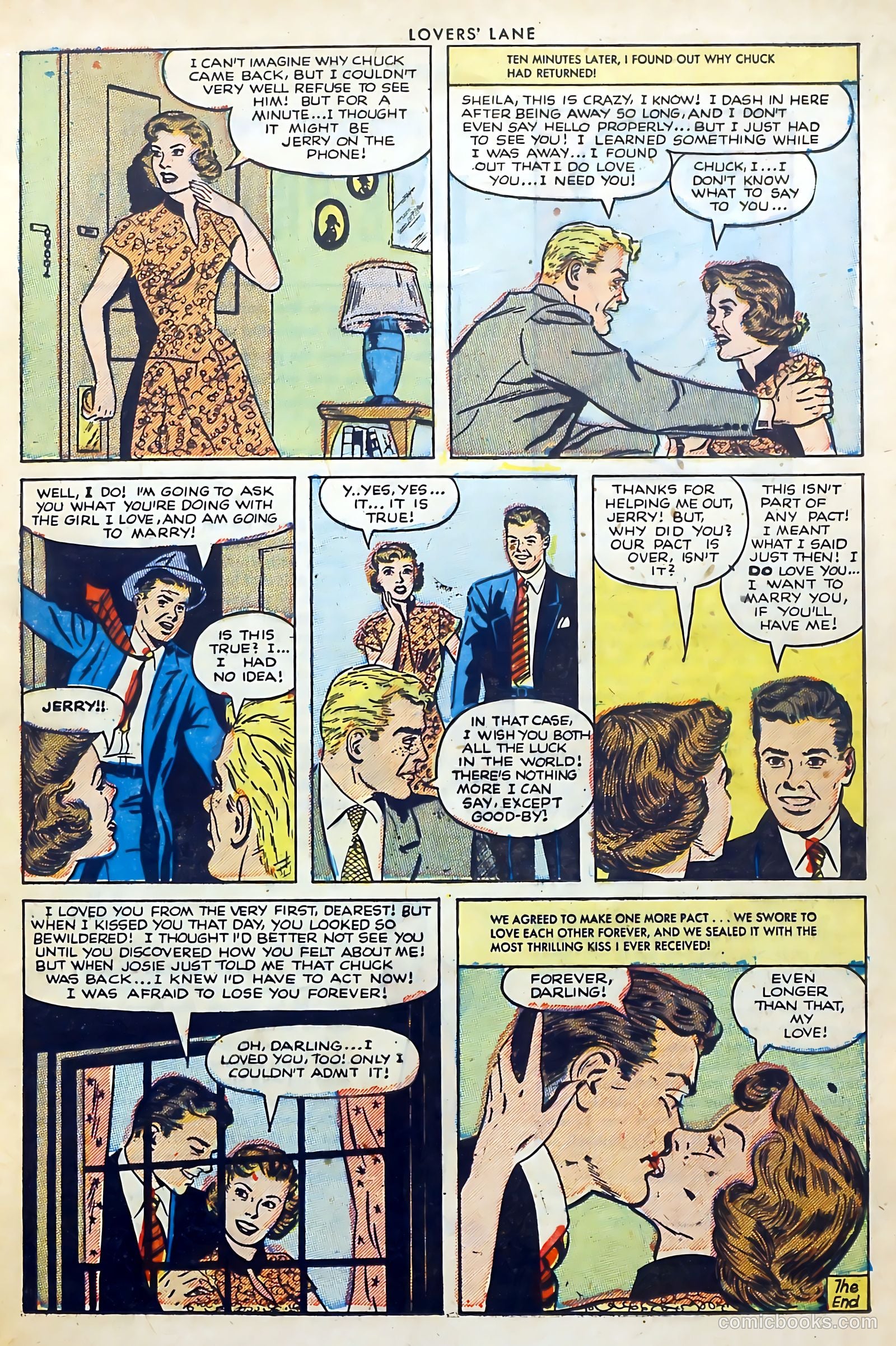 Lovers' Lane #34 (1953) — page 17 of 36