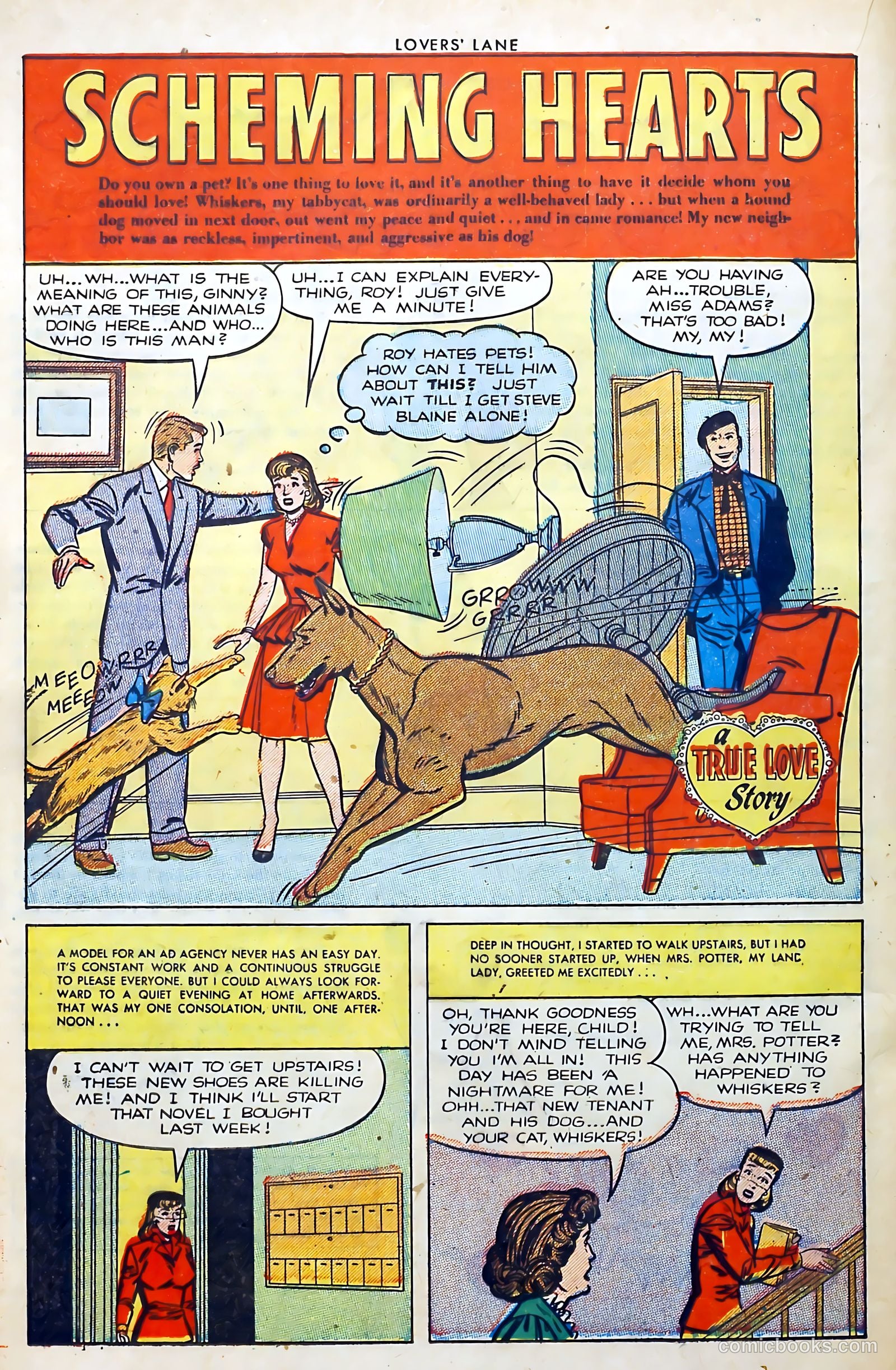 Lovers' Lane #34 (1953) — page 20 of 36