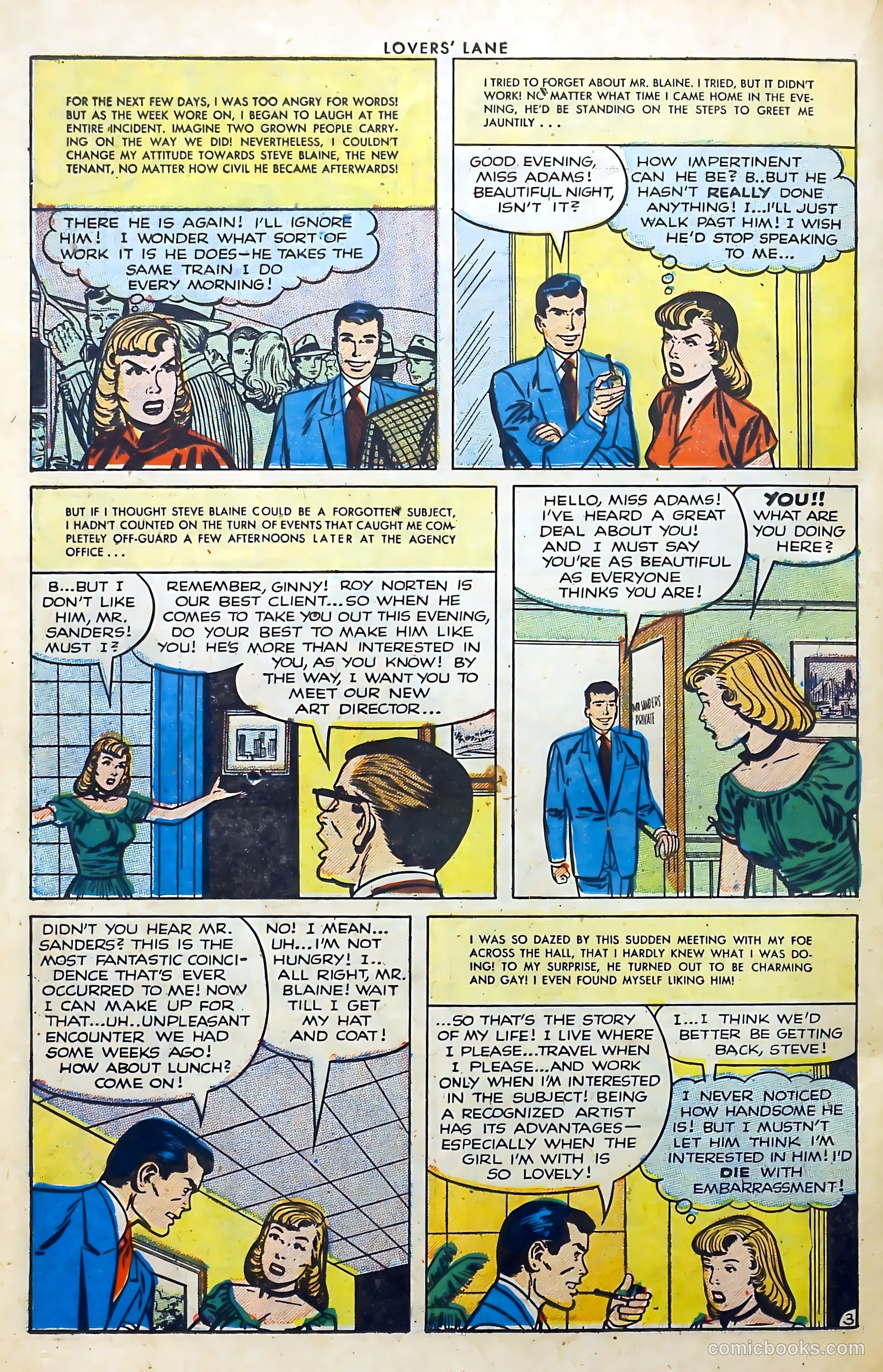 Lovers' Lane #34 (1953) — page 22 of 36
