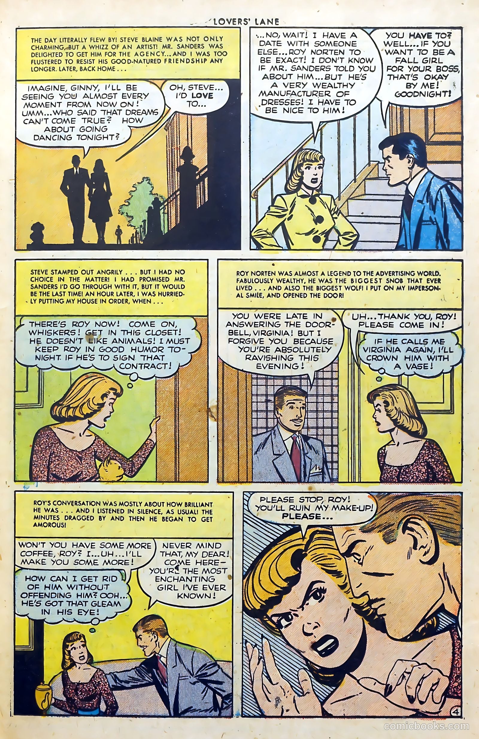 Lovers' Lane #34 (1953) — page 23 of 36