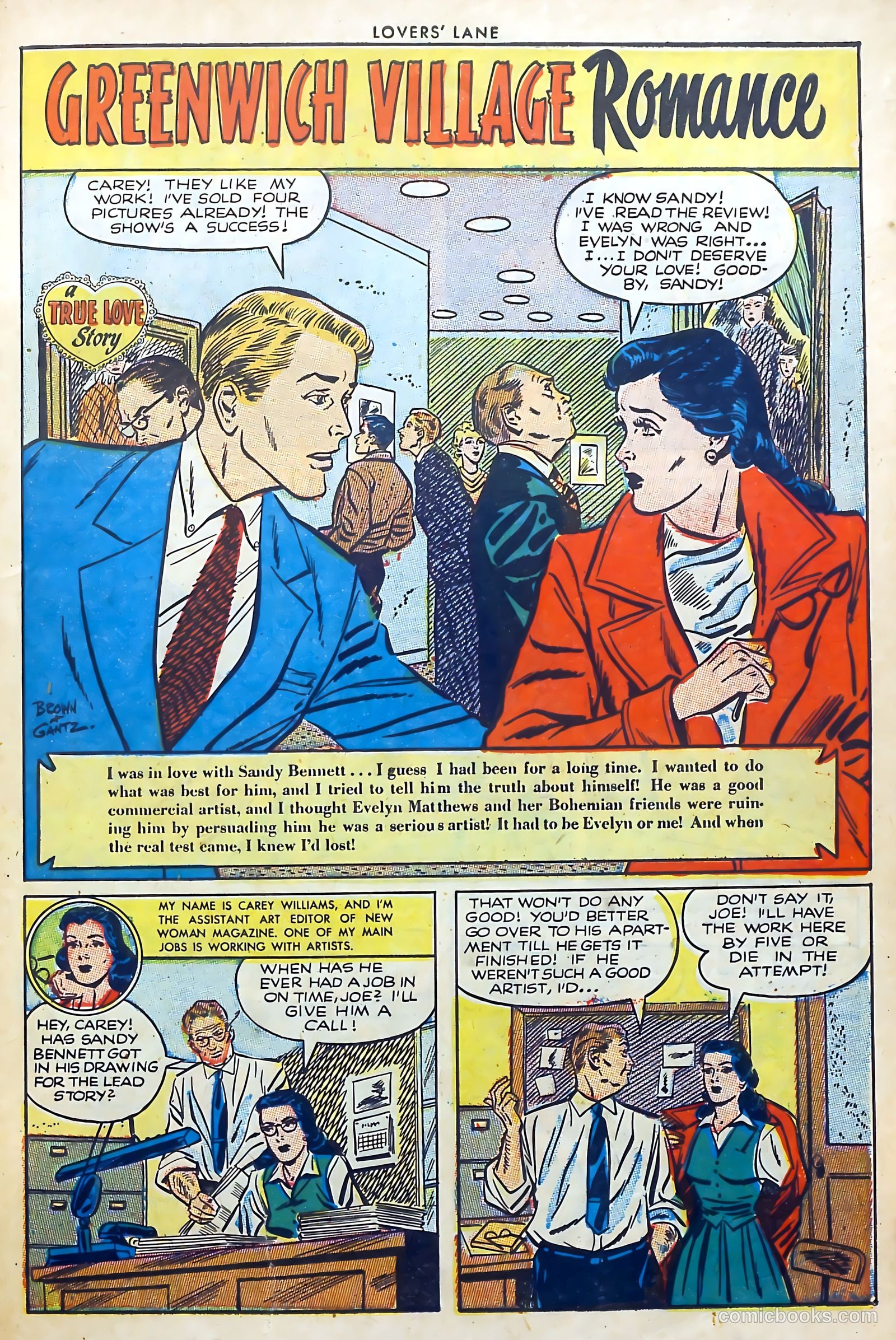 Lovers' Lane #34 (1953) — page 27 of 36