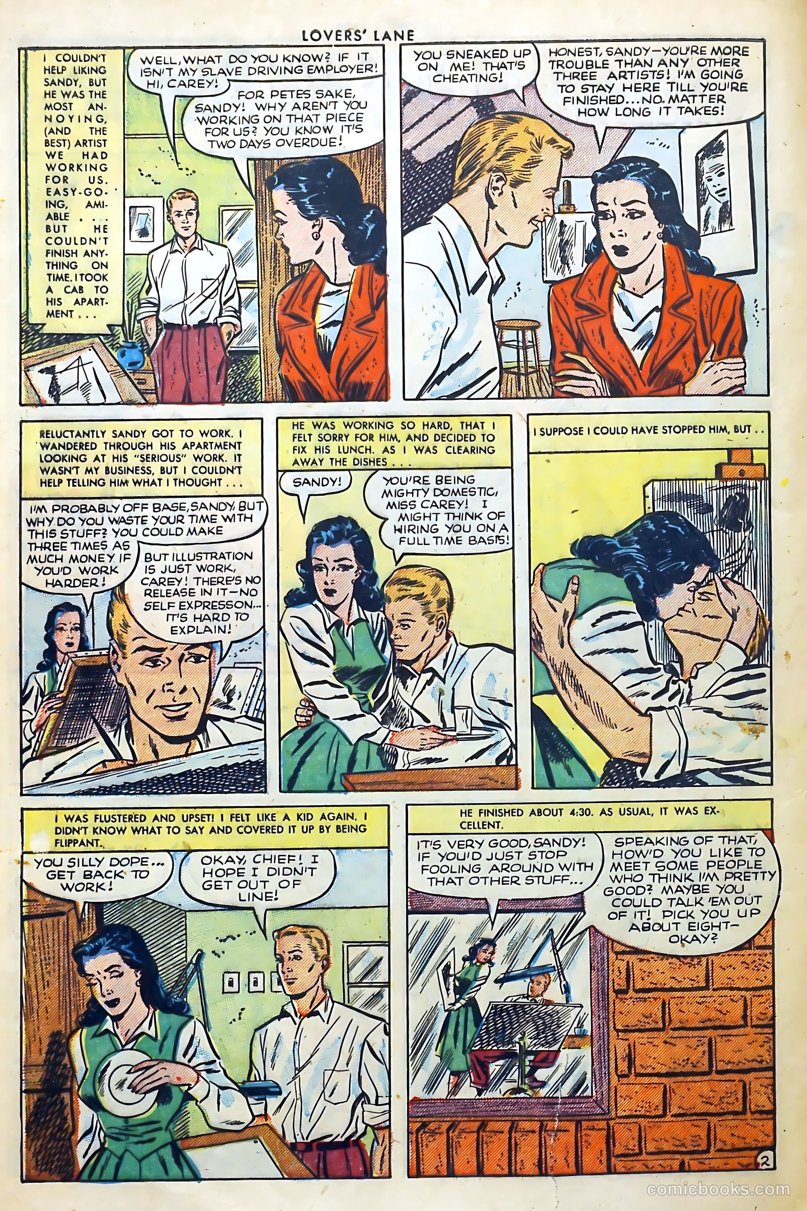 Lovers' Lane #34 (1953) — page 28 of 36