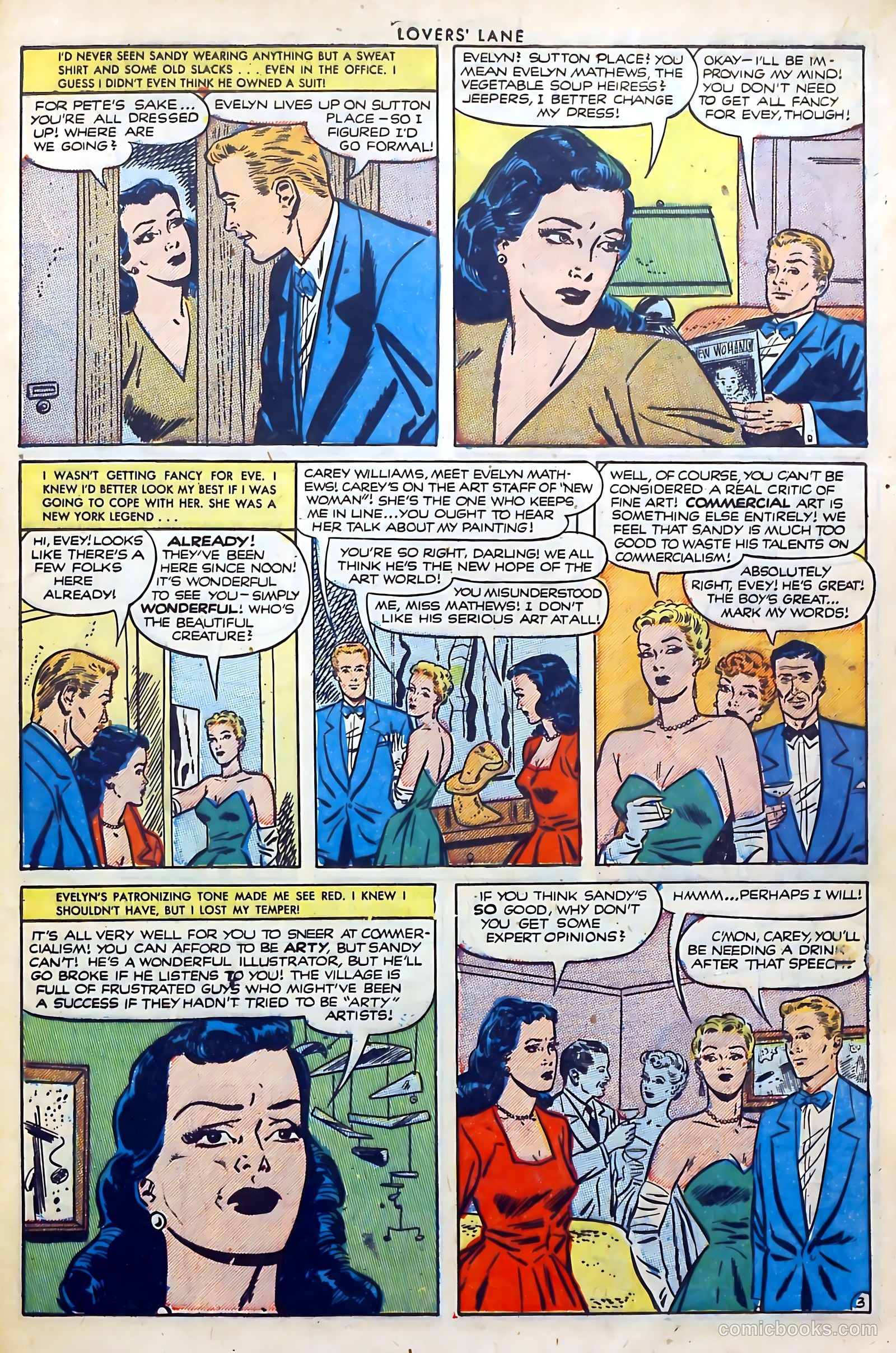 Lovers' Lane #34 (1953) — page 29 of 36