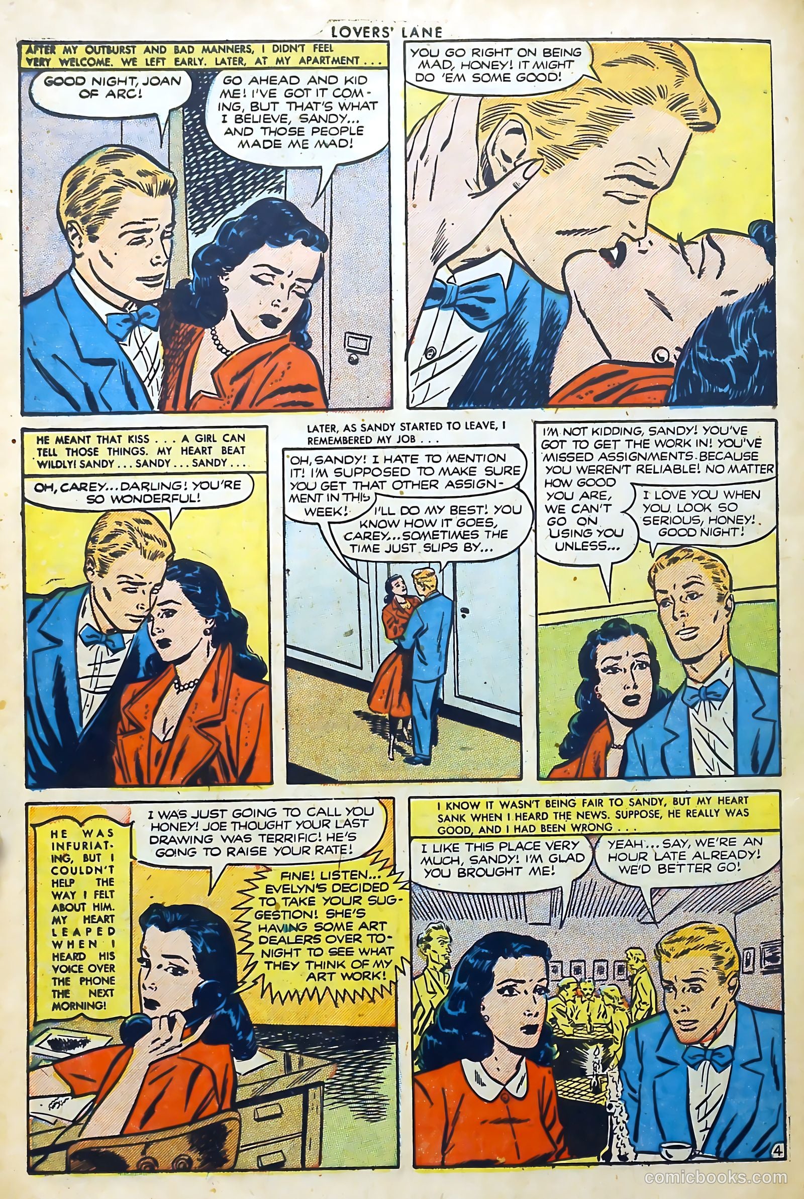 Lovers' Lane #34 (1953) — page 30 of 36