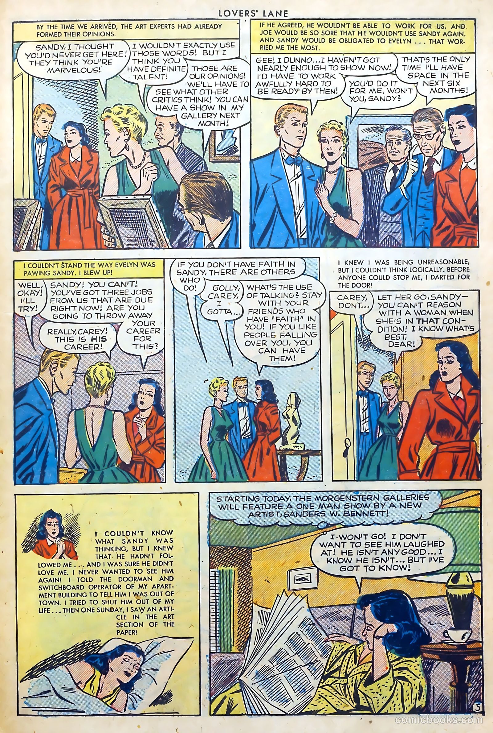 Lovers' Lane #34 (1953) — page 31 of 36