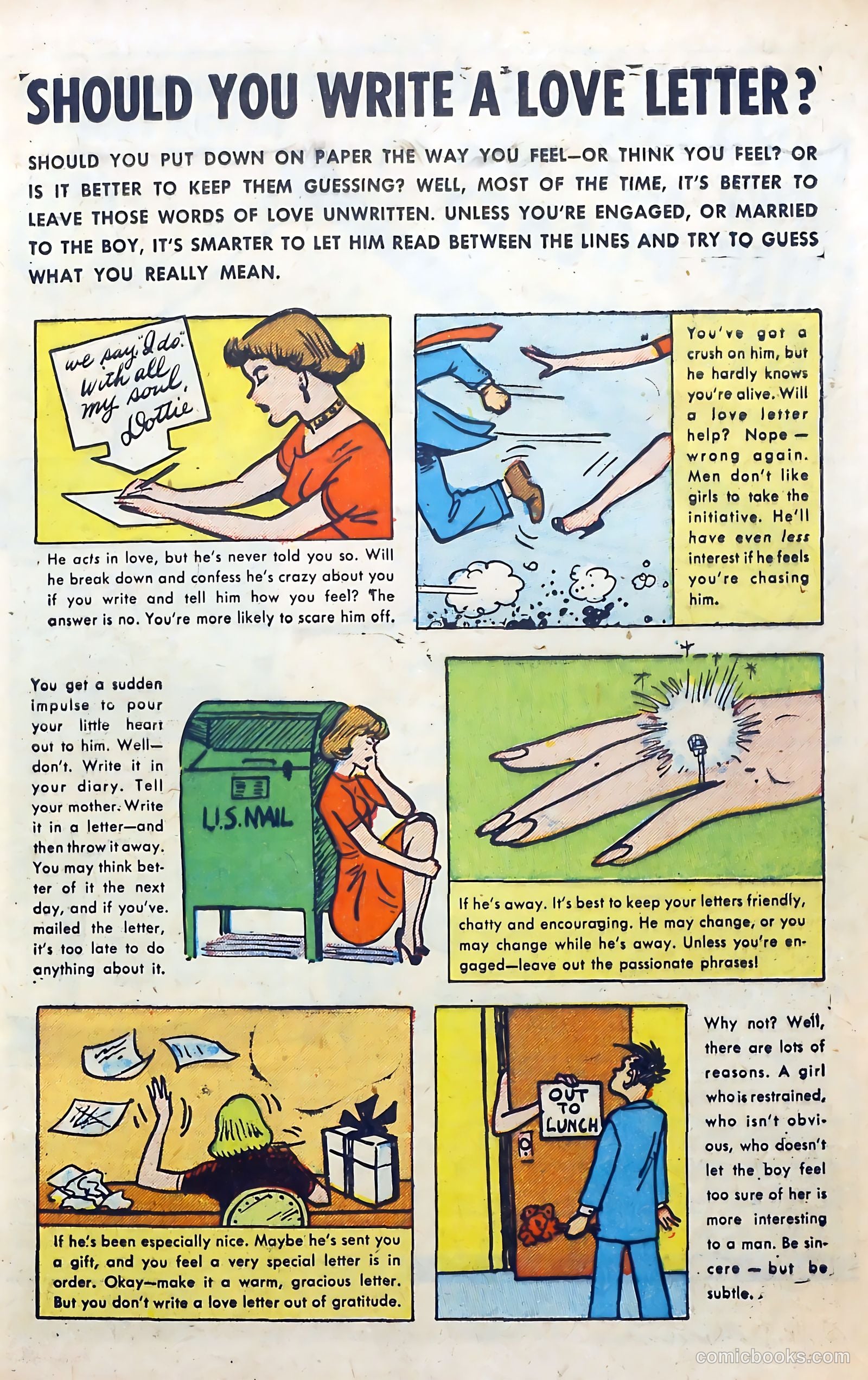 Lovers' Lane #35 (1953) — page 9 of 36