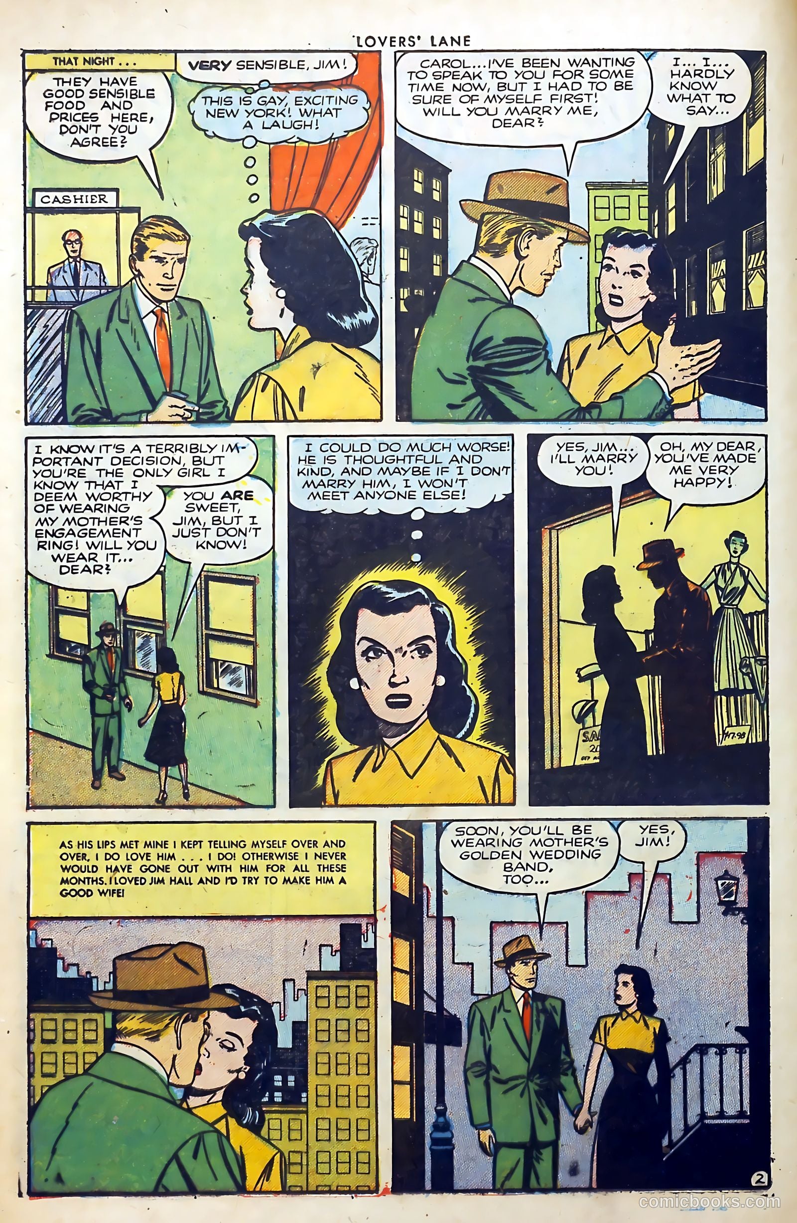 Lovers' Lane #35 (1953) — page 12 of 36