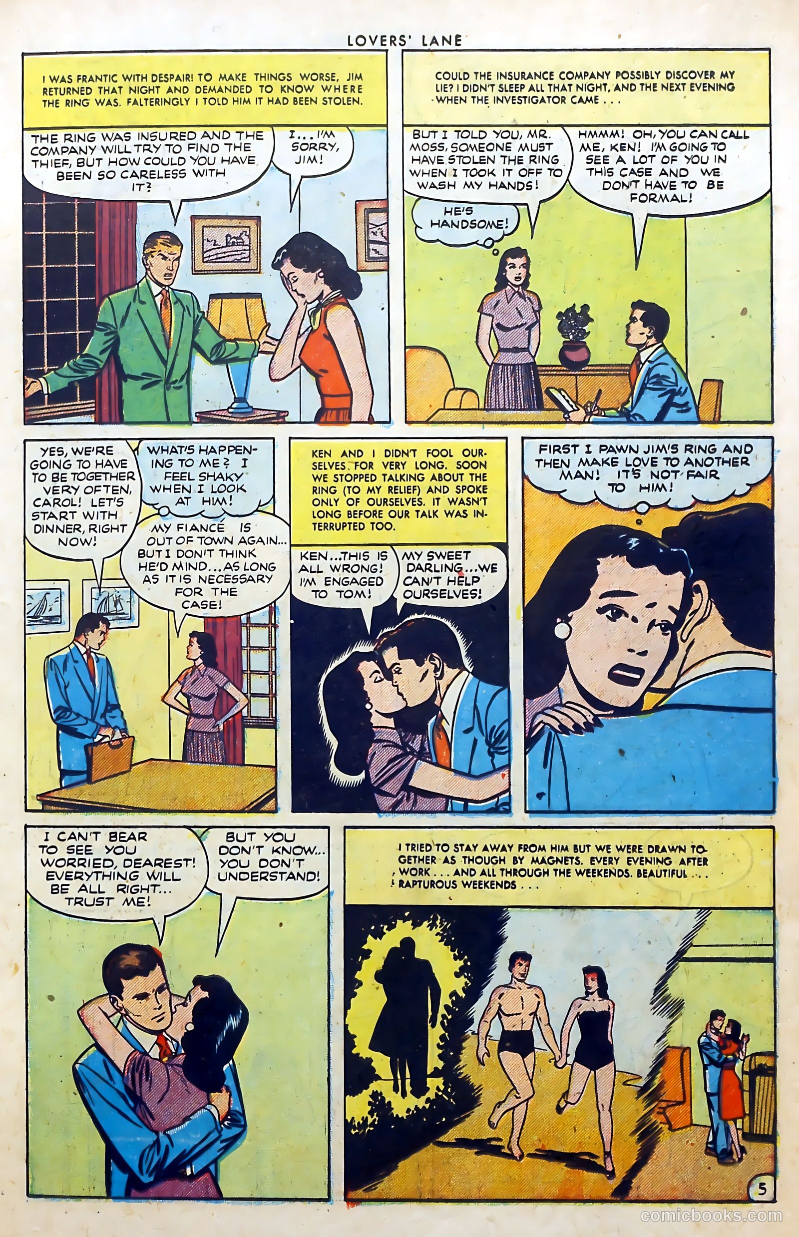 Lovers' Lane #35 (1953) — page 15 of 36