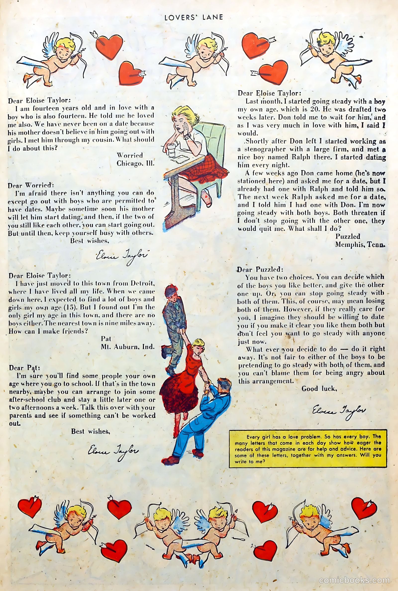 Lovers' Lane #35 (1953) — page 19 of 36