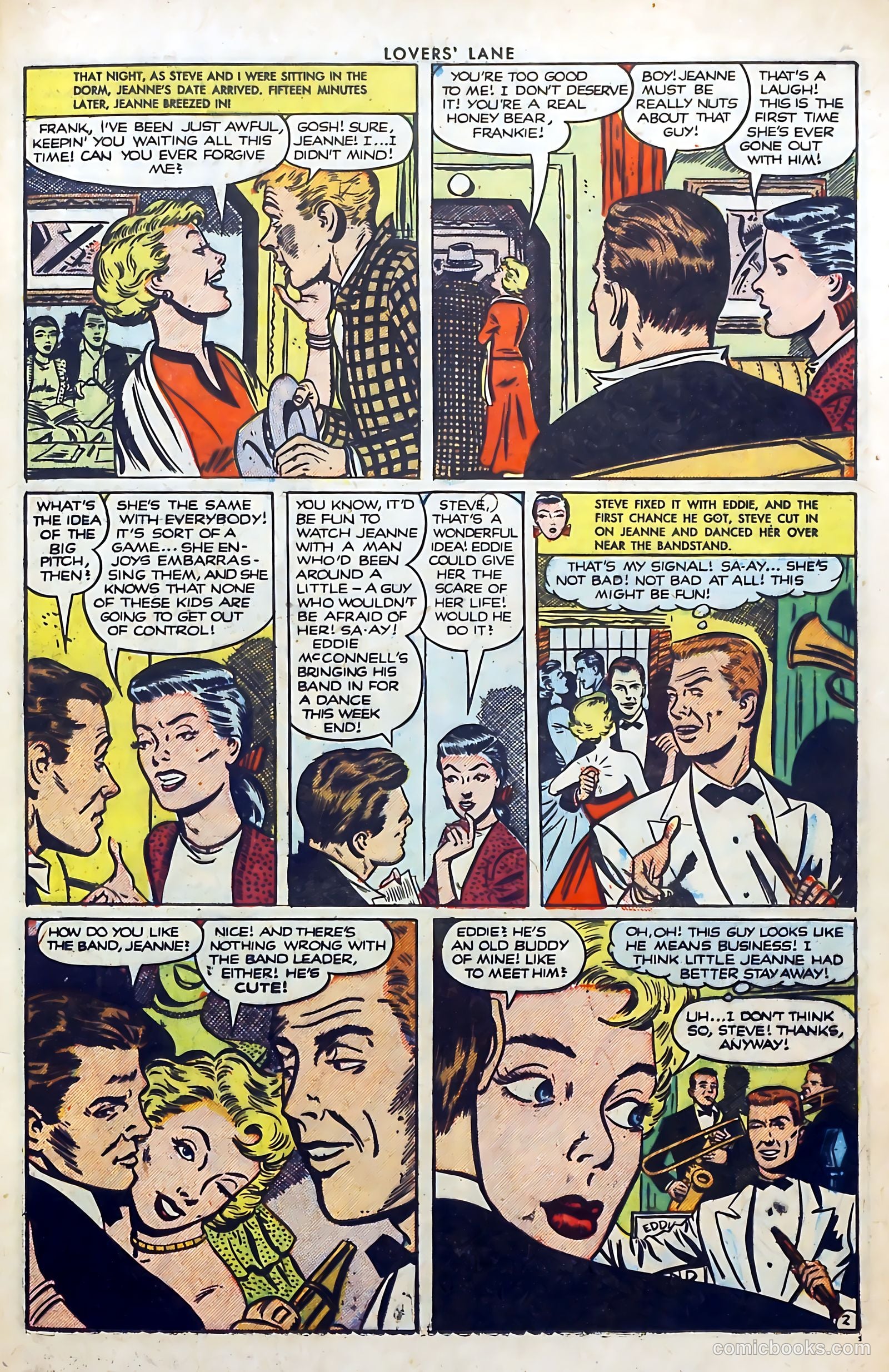 Lovers' Lane #35 (1953) — page 21 of 36