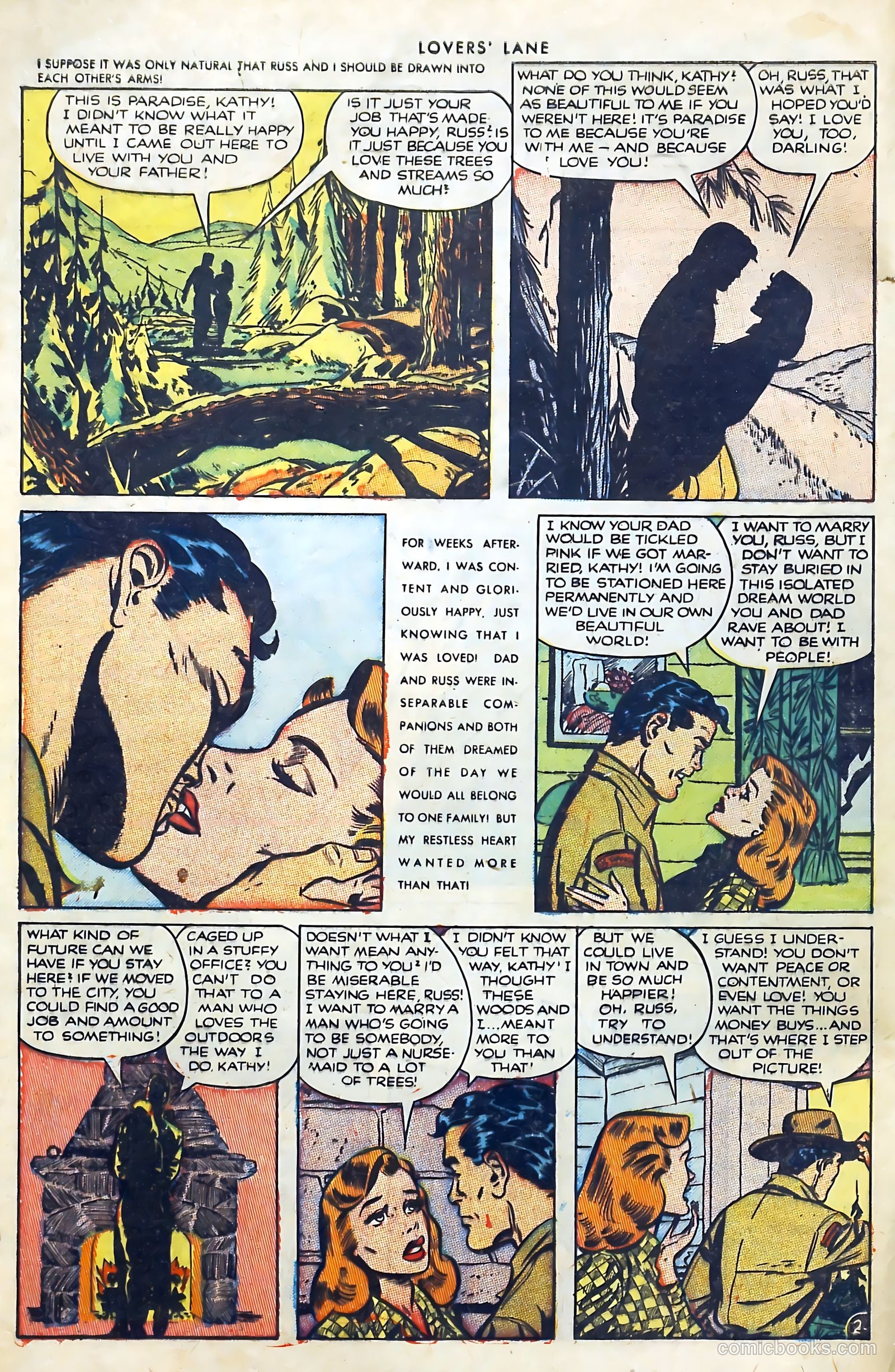 Lovers' Lane #36 (1953) — page 4 of 36