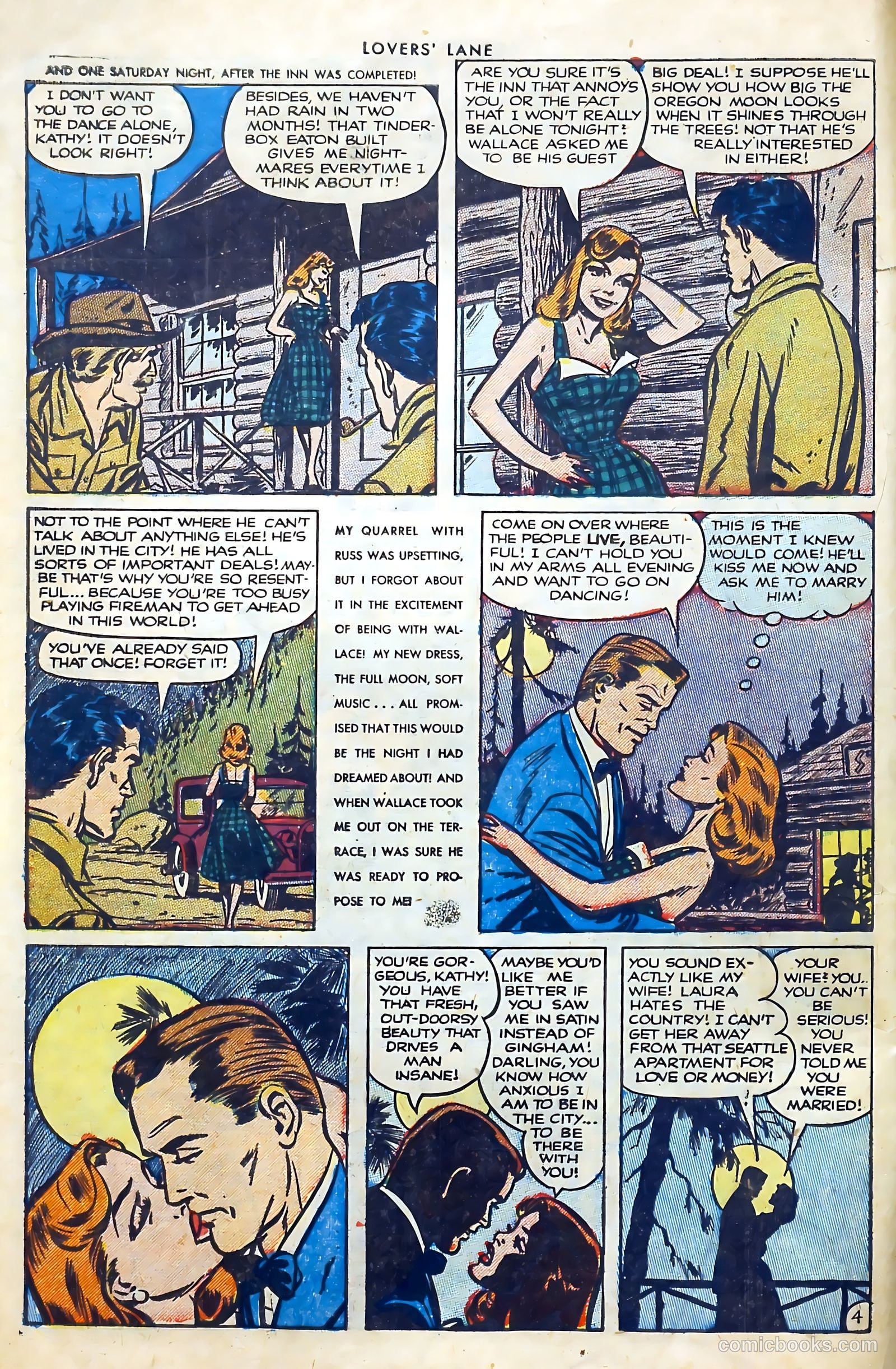 Lovers' Lane #36 (1953) — page 6 of 36