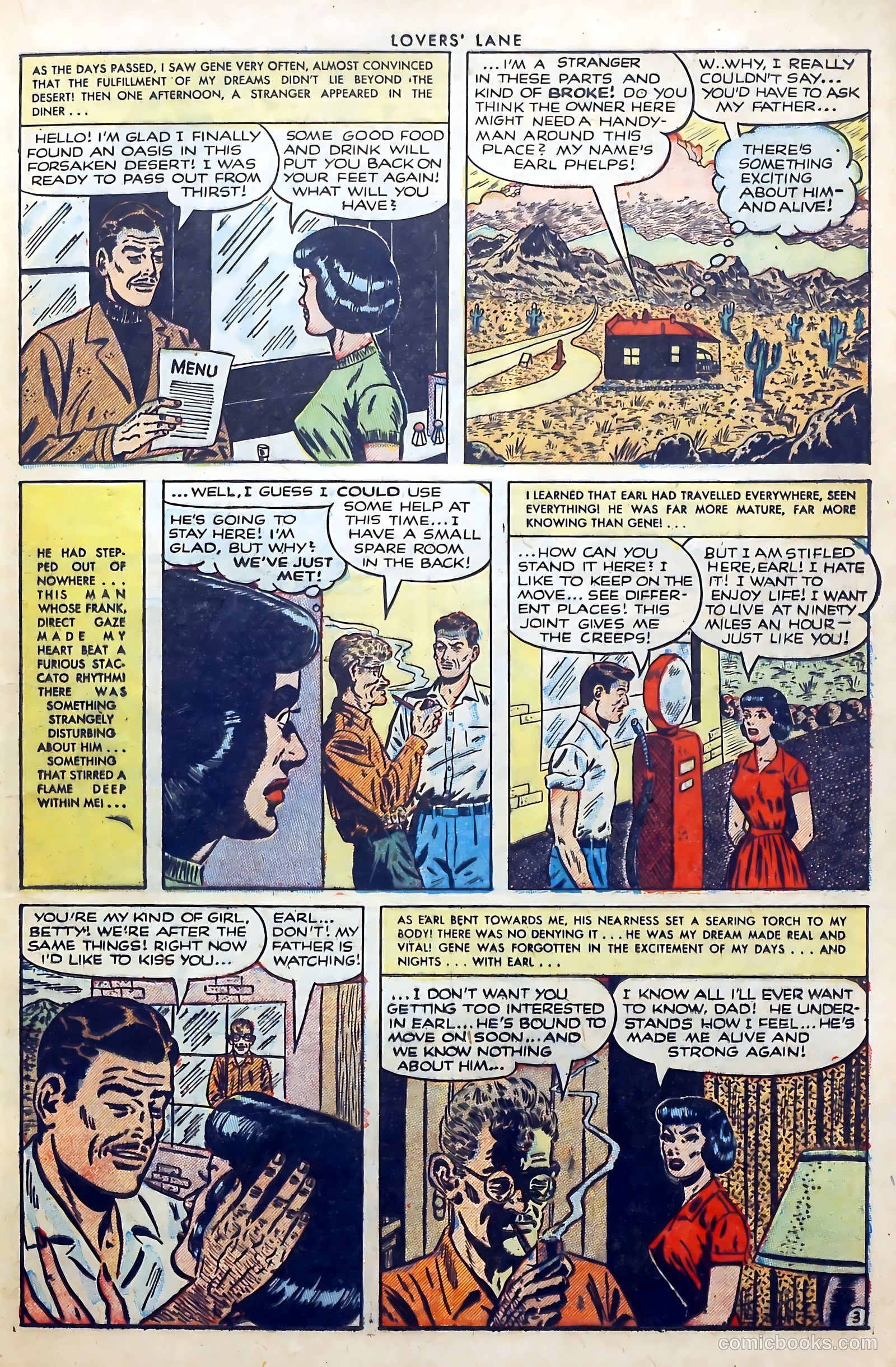 Lovers' Lane #36 (1953) — page 21 of 36