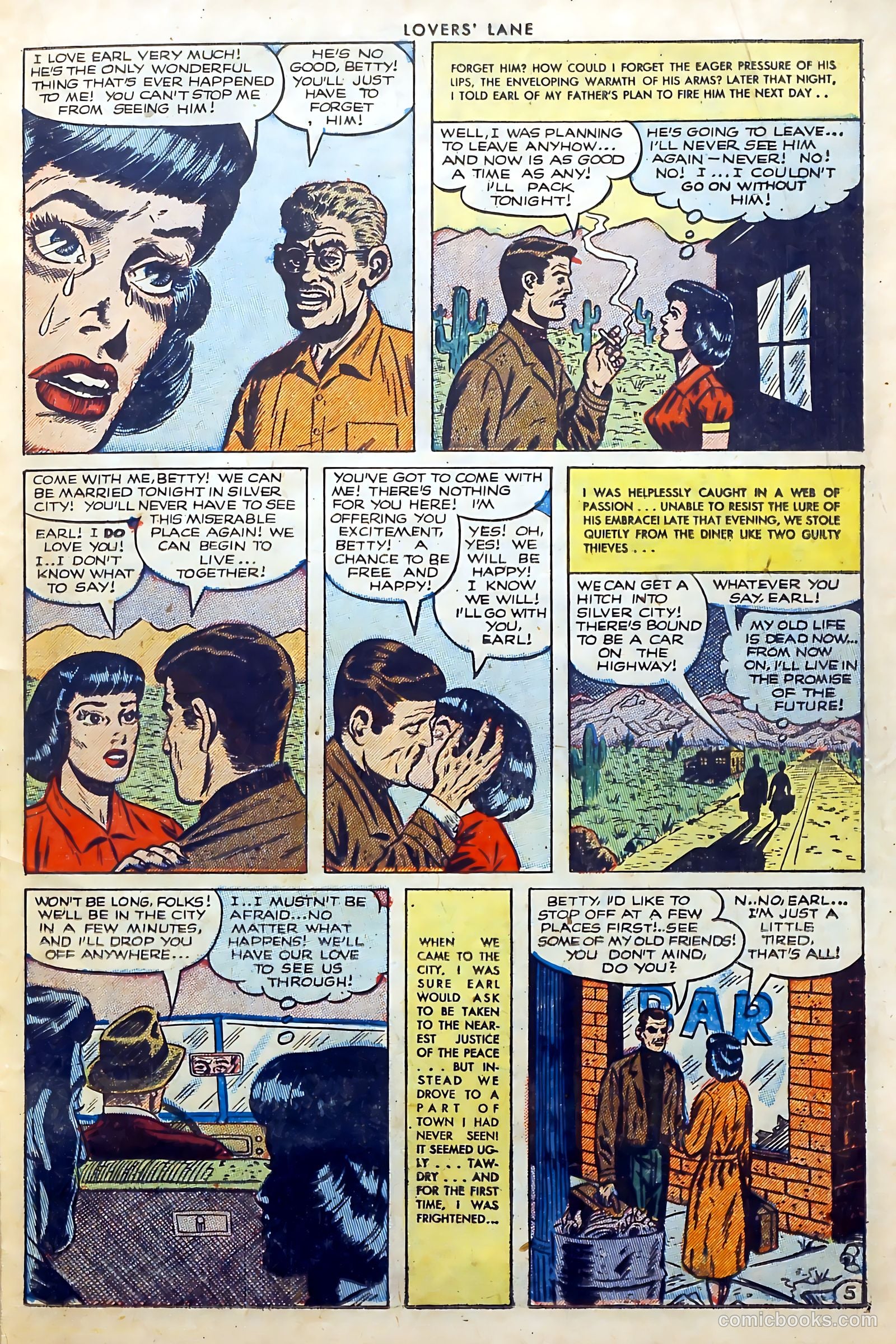 Lovers' Lane #36 (1953) — page 23 of 36