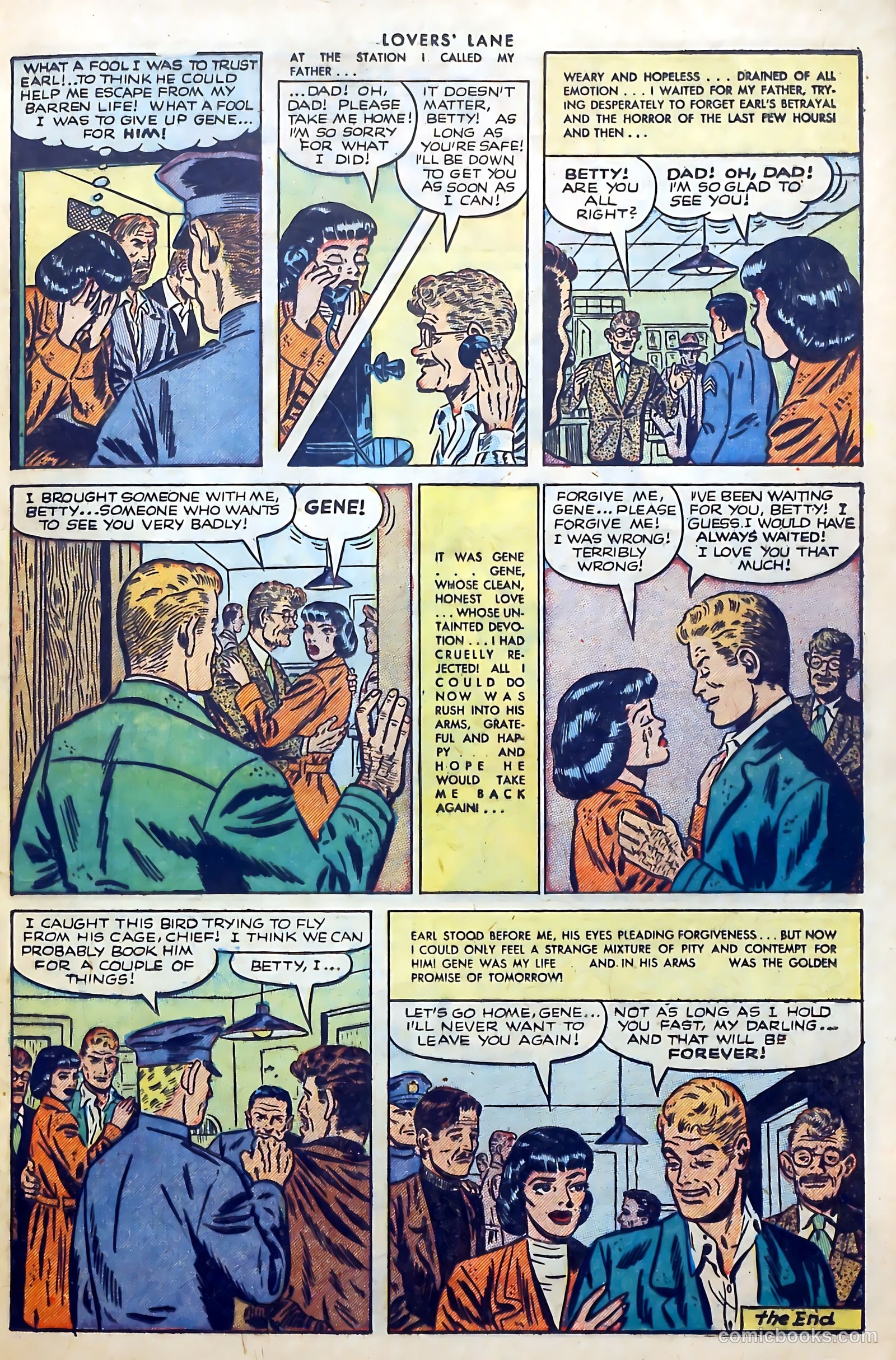 Lovers' Lane #36 (1953) — page 25 of 36