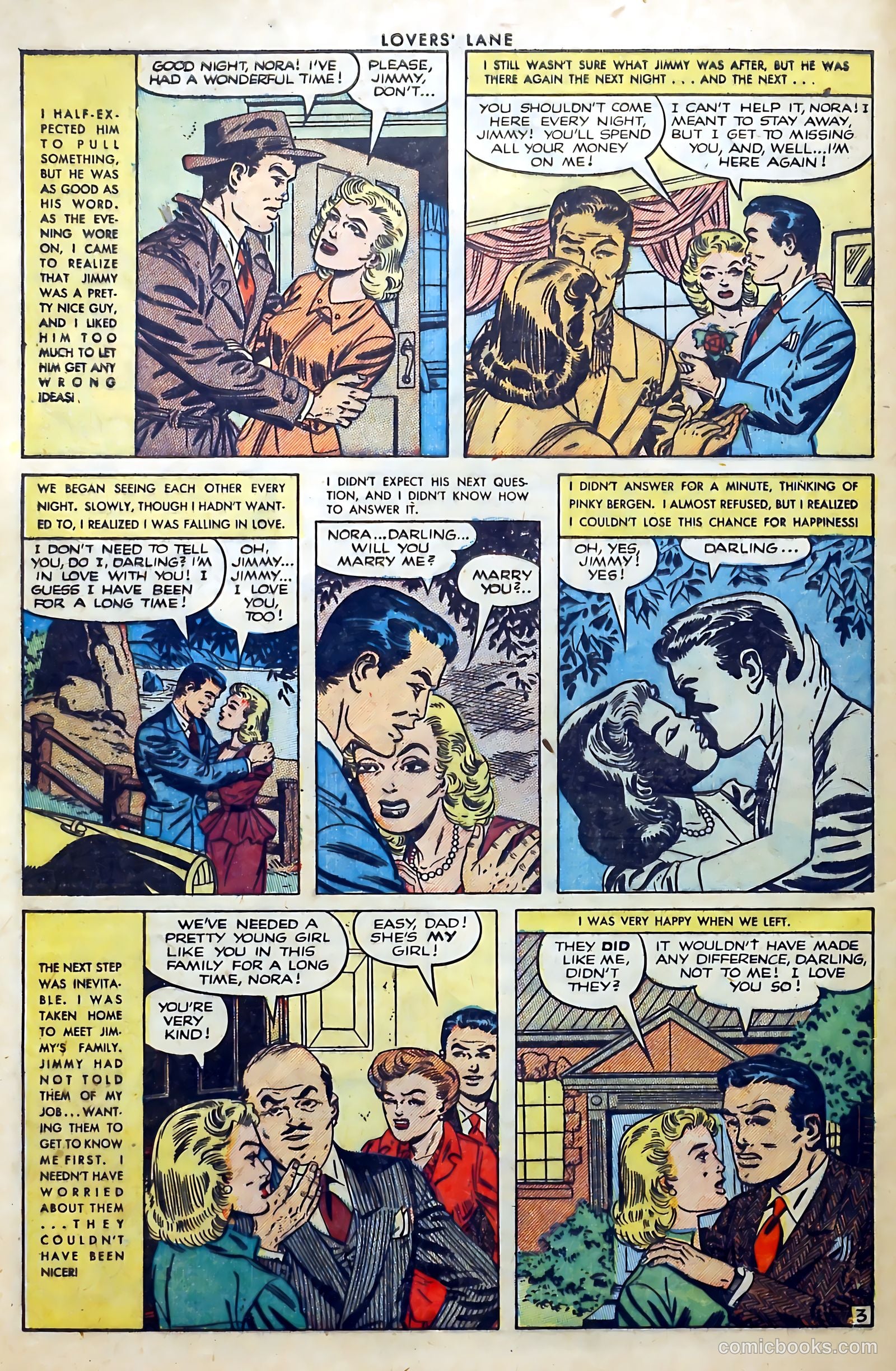 Lovers' Lane #36 (1953) — page 28 of 36