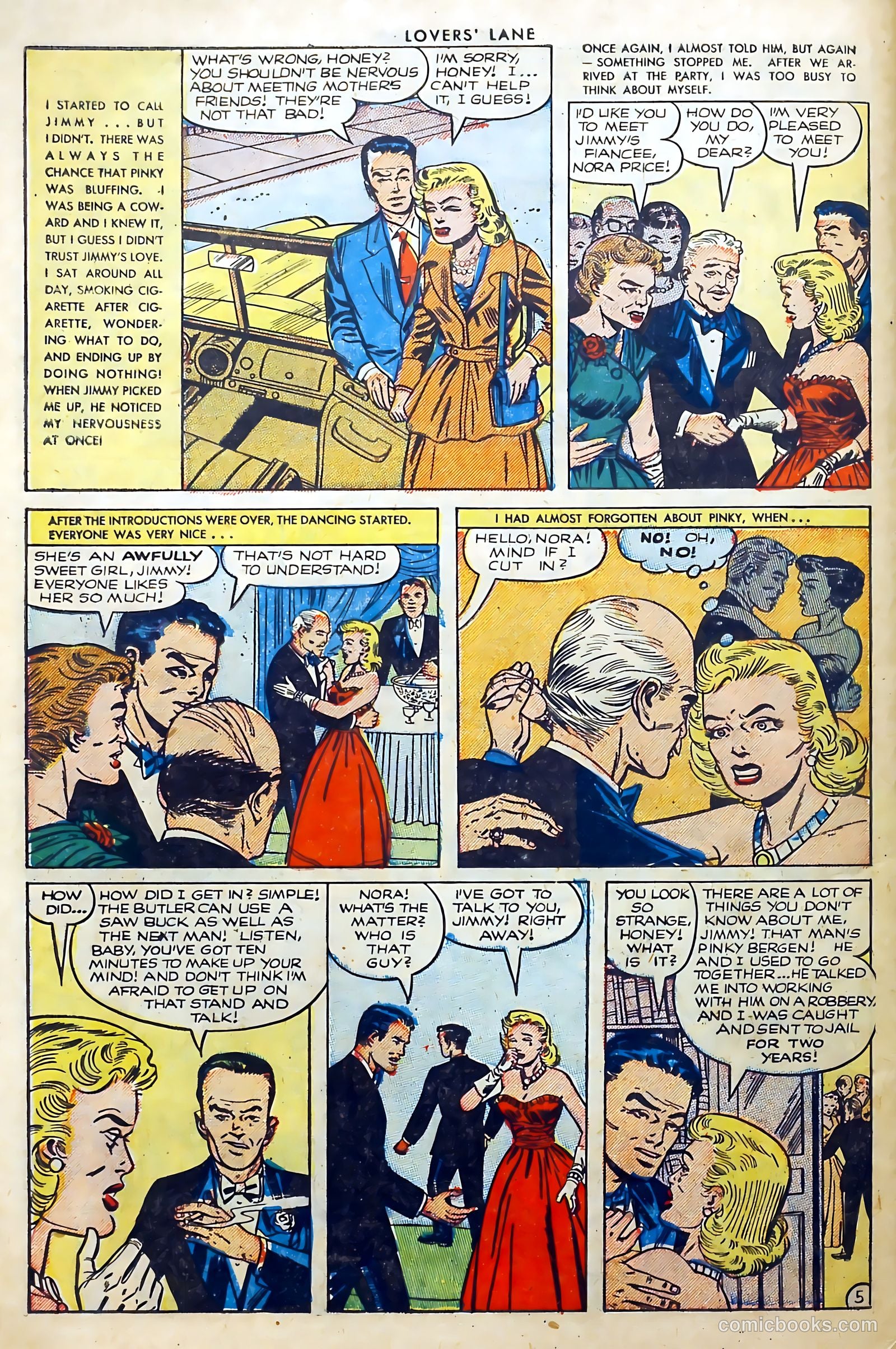 Lovers' Lane #36 (1953) — page 30 of 36