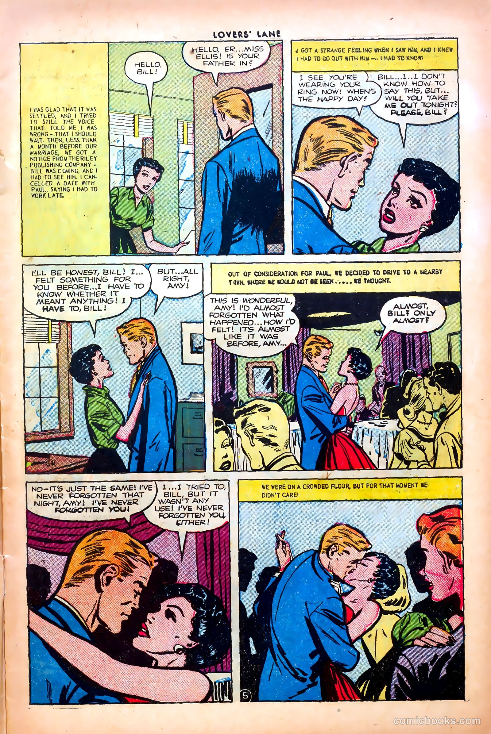 Lovers' Lane #37 (1953) — page 7 of 36