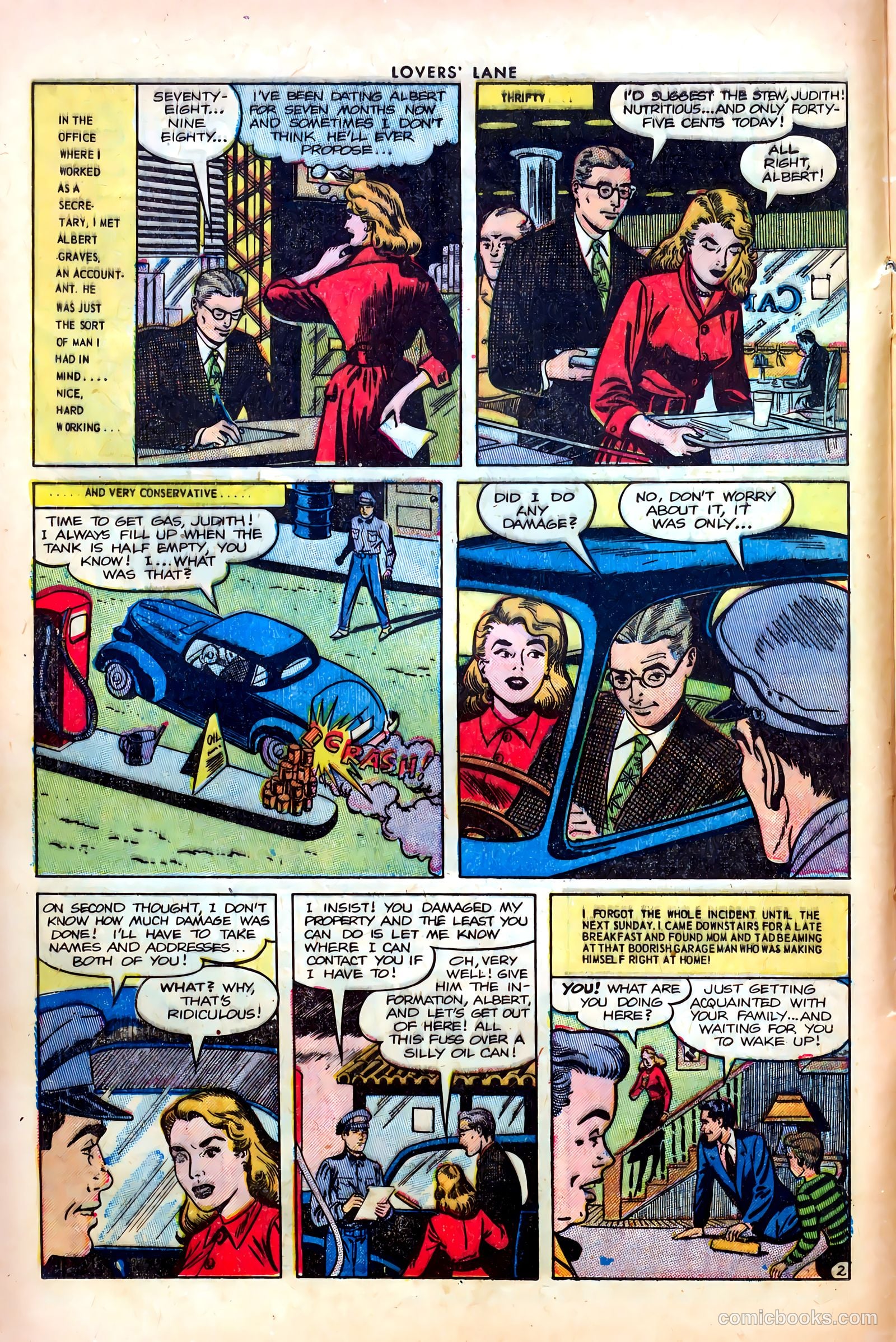 Lovers' Lane #37 (1953) — page 12 of 36